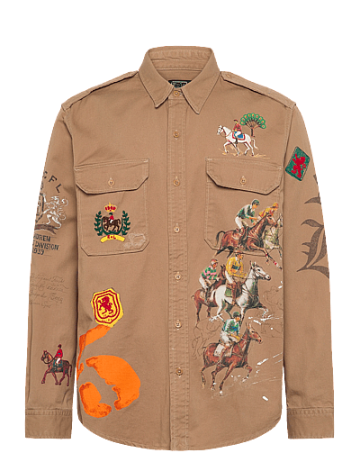 Classic Fit Equestrian Twill Workshirt - Casual