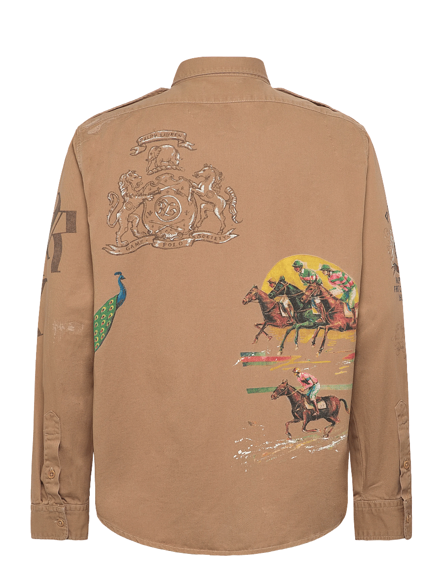 Polo Ralph Lauren - Classic Fit Equestrian Twill Workshirt - basic skjorter - 7219 desert khaki - 1