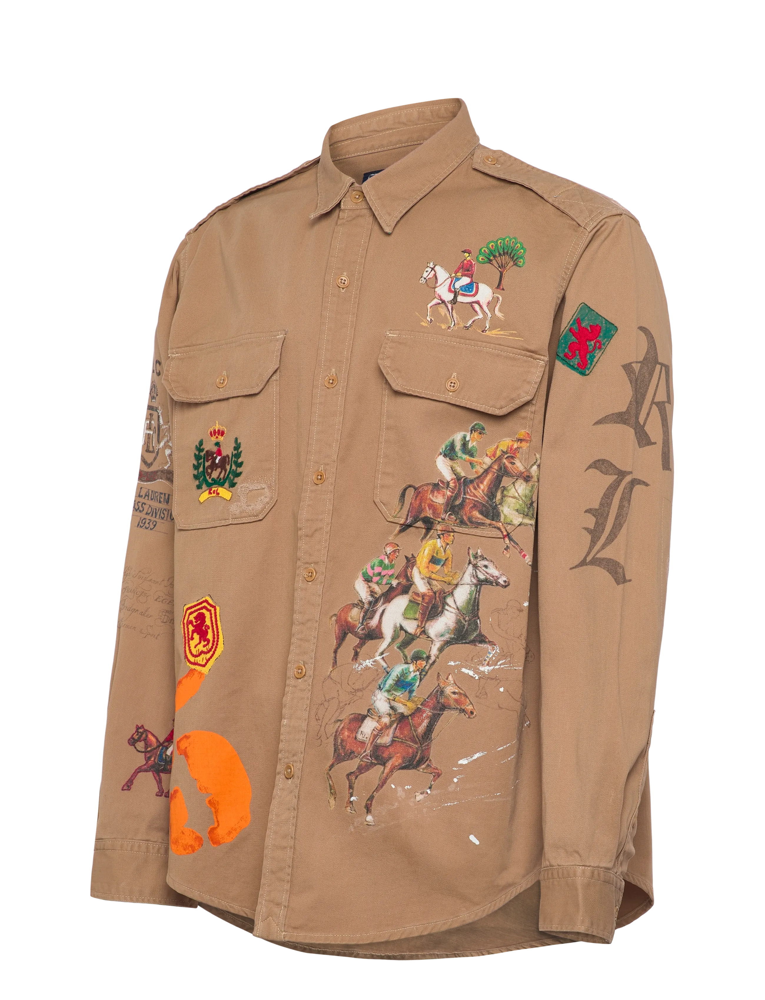 Polo Ralph Lauren - Classic Fit Equestrian Twill Workshirt - basic skjorter - 7219 desert khaki - 2