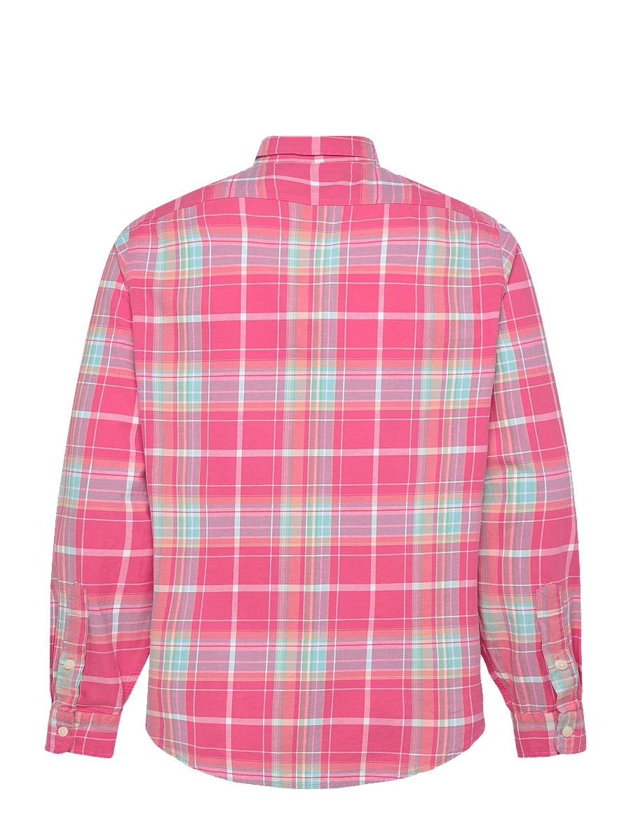 Polo Ralph Lauren - Classic Fit Plaid Chino Workshirt - karierte hemden - 7212 pink turquoi - 2