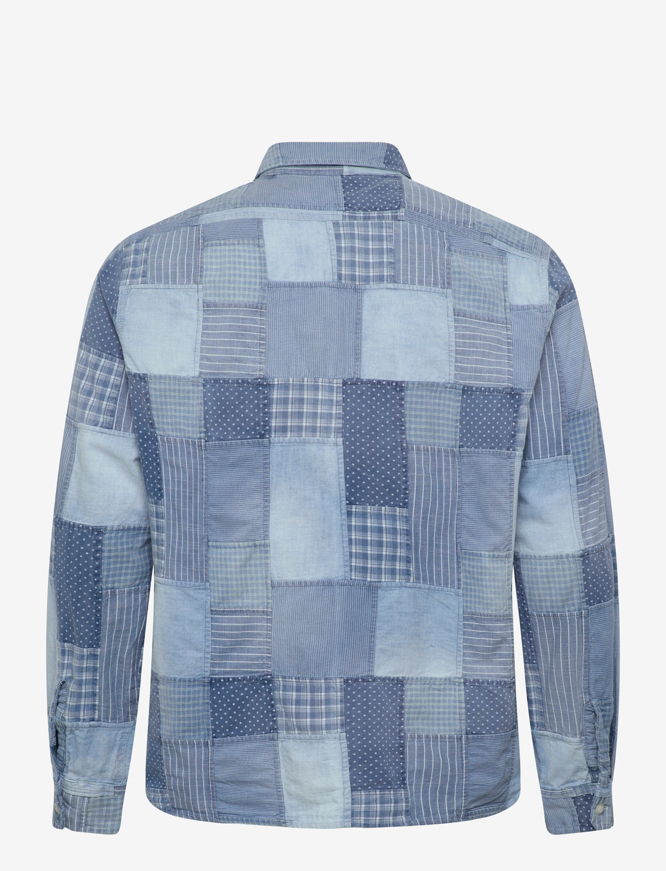 Polo Ralph Lauren - INDIGO PATCHWORK-WVN-SHIRT - basic skjorter - 7151 indigo patch - 2