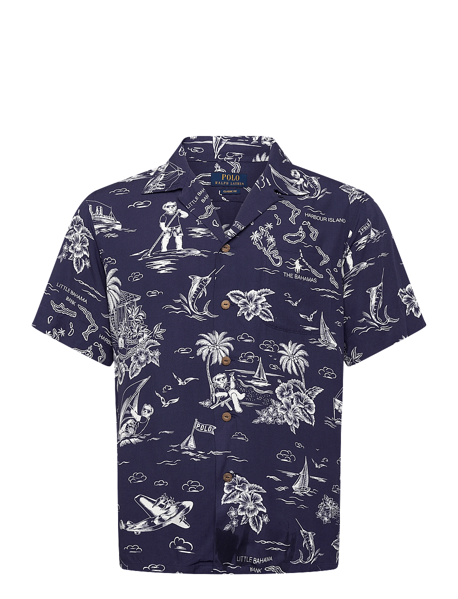Polo Ralph Lauren - PRINTED RAYON-WVN-SHIRT - casual - 7231 harbor islan - 1