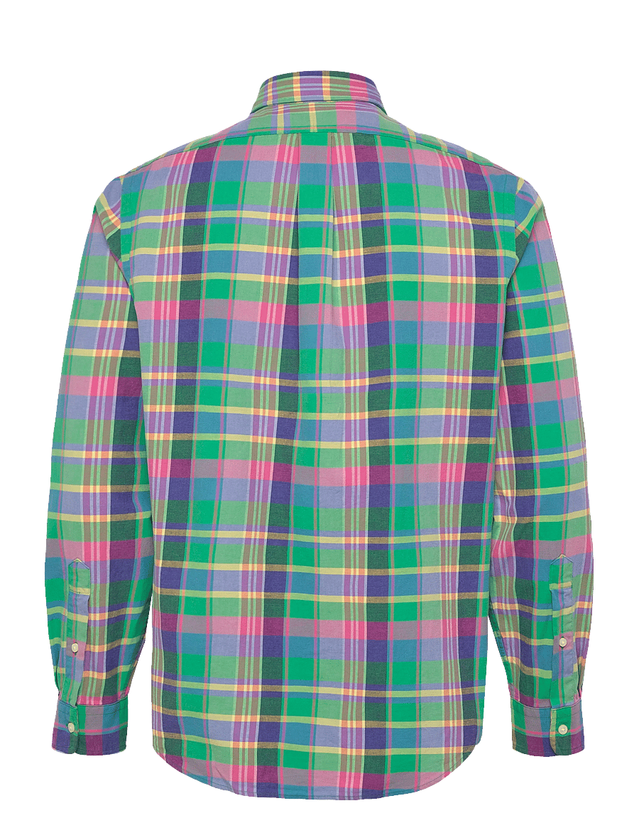 Polo Ralph Lauren - LIGHTWEIGHT CHINO-WVN-SHIRT - ruudulised särgid - 7213 green blue m - 2