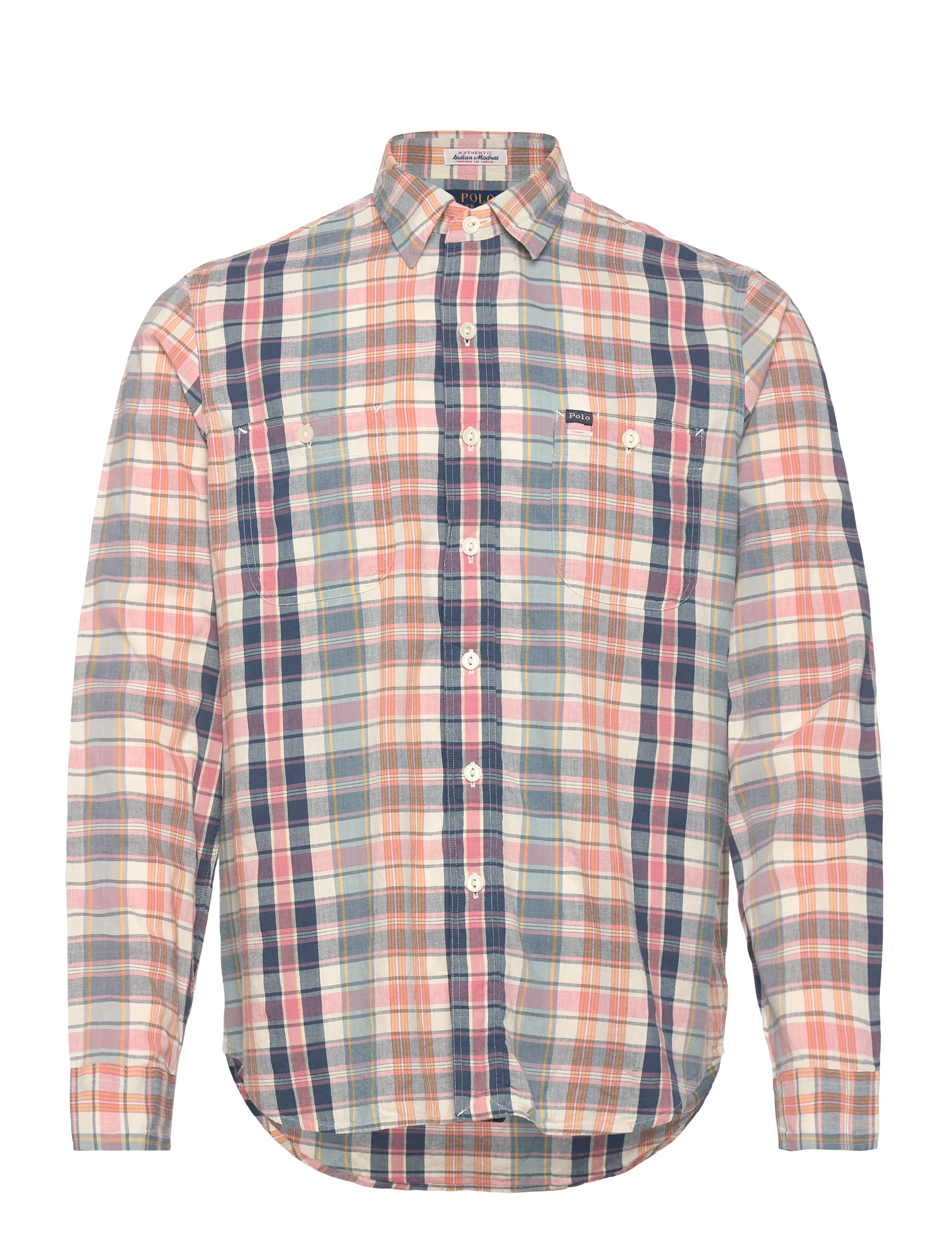 Polo Ralph Lauren Classic Fit Madras Workshirt - Hemden - SU-9C GREY NAVY M / multi