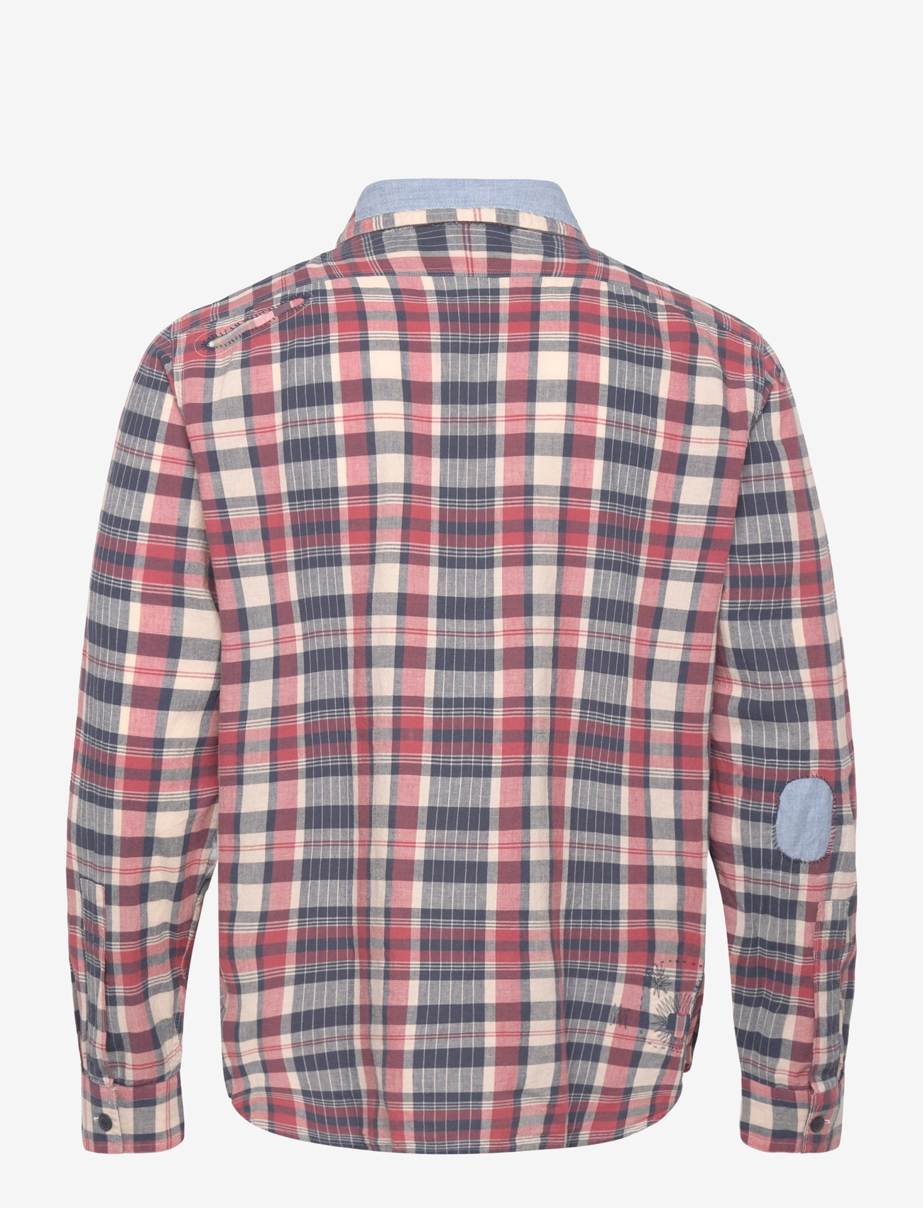 Polo Ralph Lauren - Classic Fit Repaired Madras Workshirt - basic skjorter - 7133 cream navy w - 1