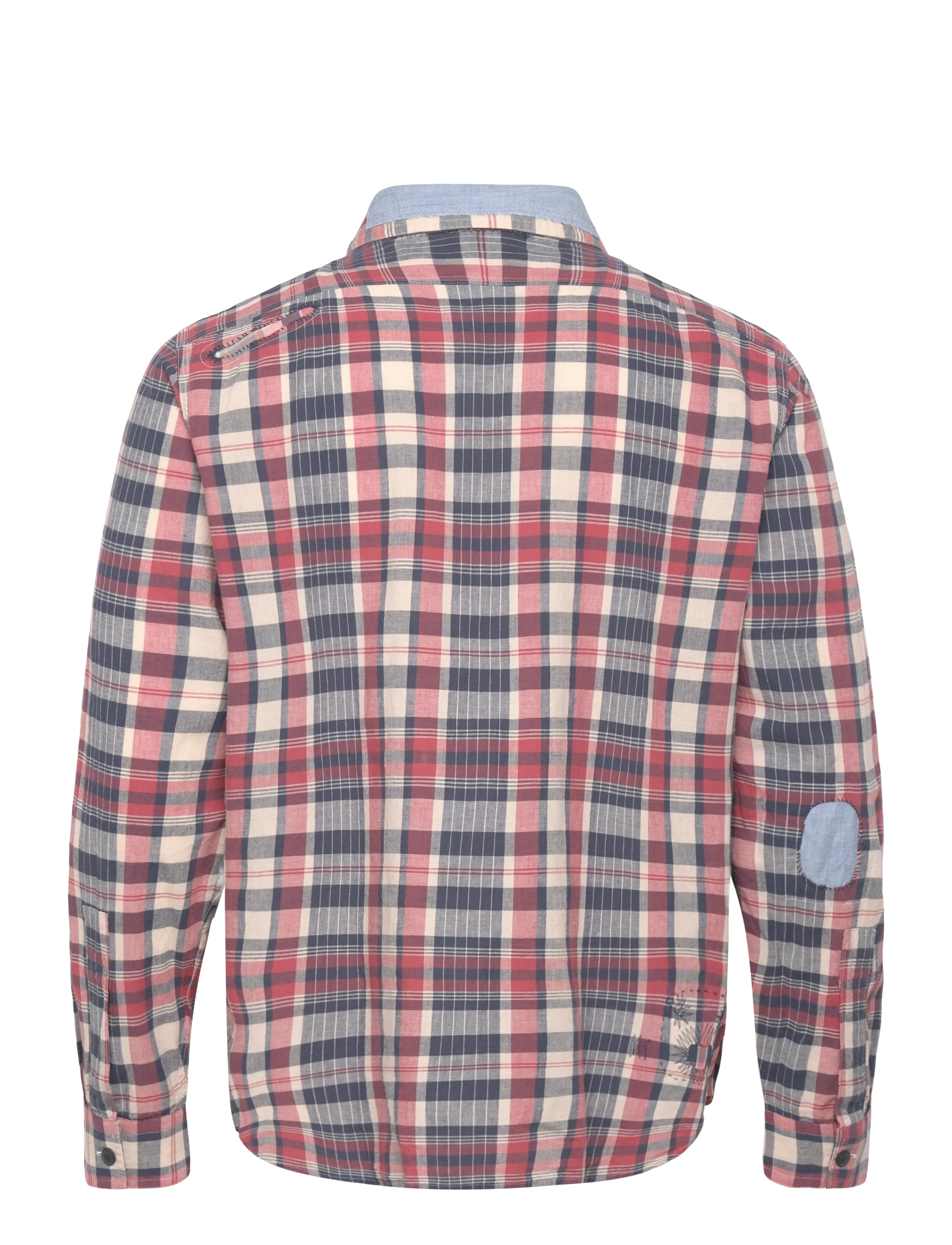 Polo Ralph Lauren - Classic Fit Repaired Madras Workshirt - basic skjorter - 7133 cream navy w - 2