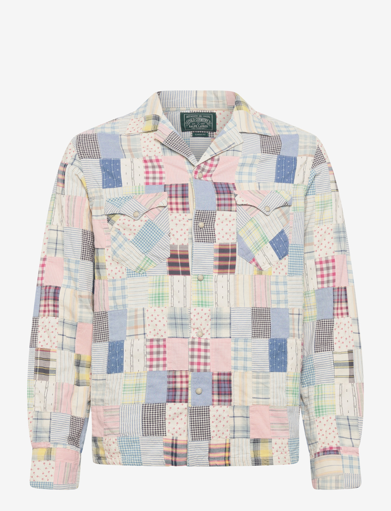 Polo Ralph Lauren - Classic Fit Patchwork Shirt - basic-hemden - 7141 country folk - 0