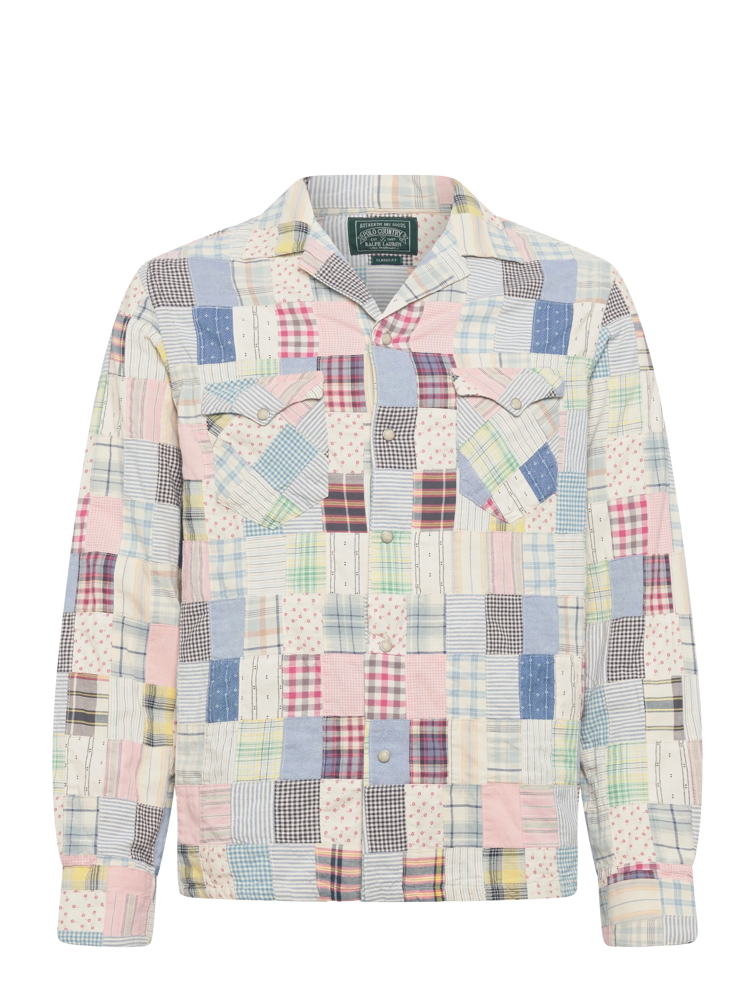 Polo Ralph Lauren Classic Fit Patchwork Shirt - Kleidung - 7141 COUNTRY FOLK / multi