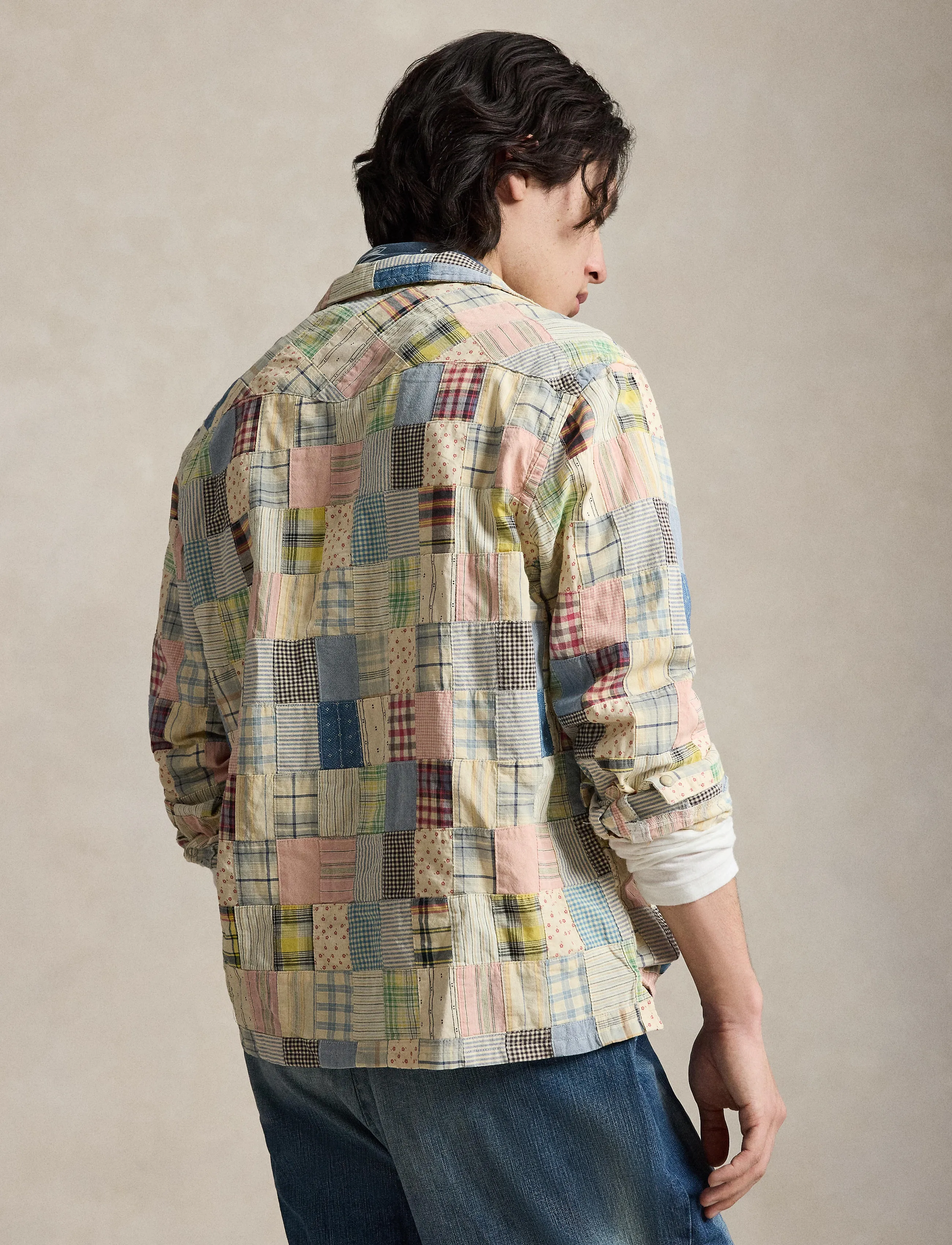 Polo Ralph Lauren - Classic Fit Patchwork Shirt - basic-hemden - 7141 country folk - 3