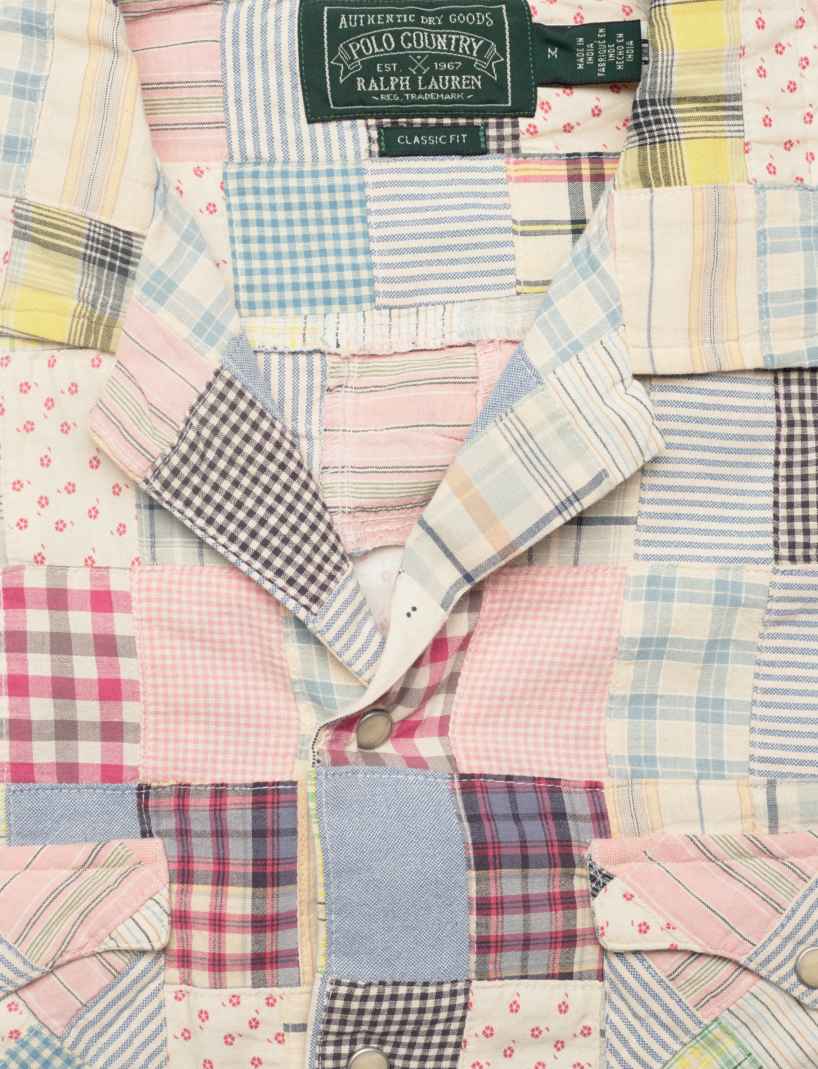 Polo Ralph Lauren - Classic Fit Patchwork Shirt - basic-hemden - 7141 country folk - 5
