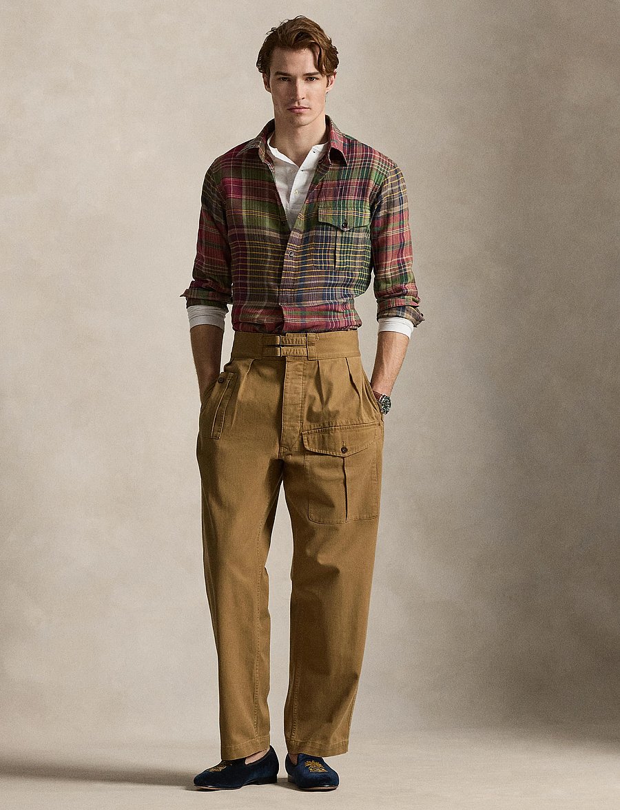 Polo Ralph Lauren - SLUBBY LINEN-WVN-SHIRT - basic-hemden - su58 olive wine - 0