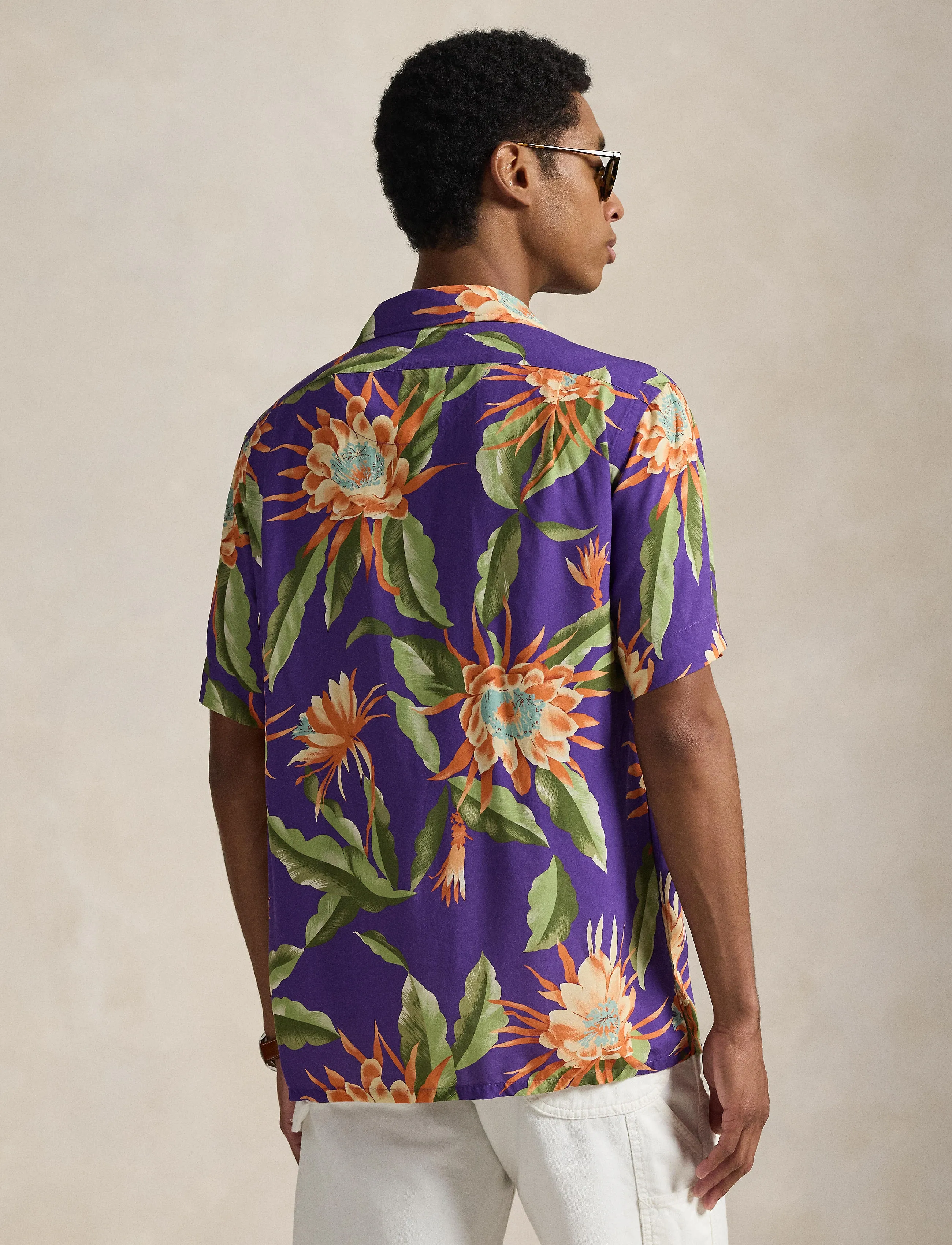 Polo Ralph Lauren - PRINTED RAYON-WVN-SHIRT - casual - 7155 purple south - 5