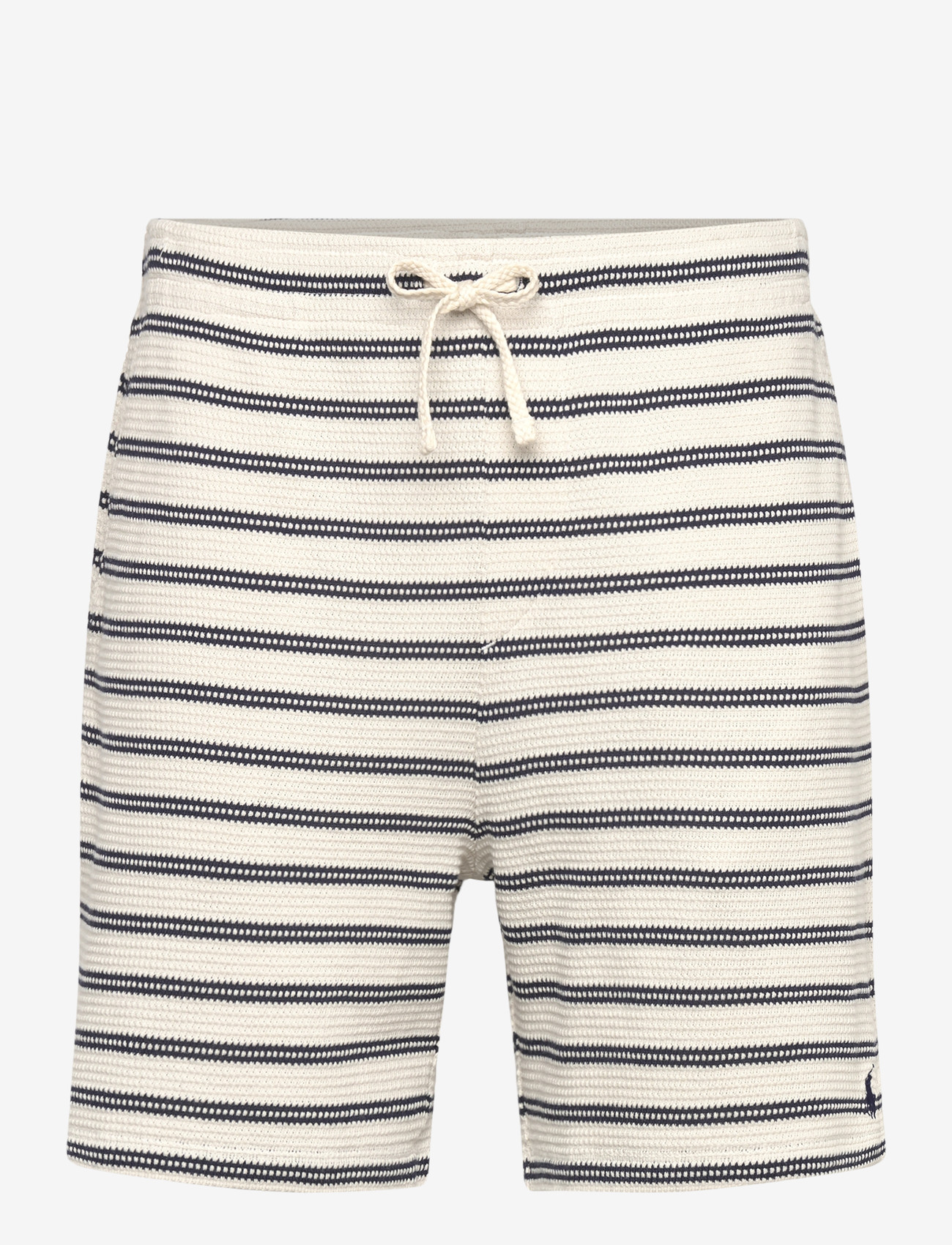 Polo Ralph Lauren - 6-Inch Striped Cotton-Blend Short - lühikesed vabaajapüksid - pale cream/newpor - 1