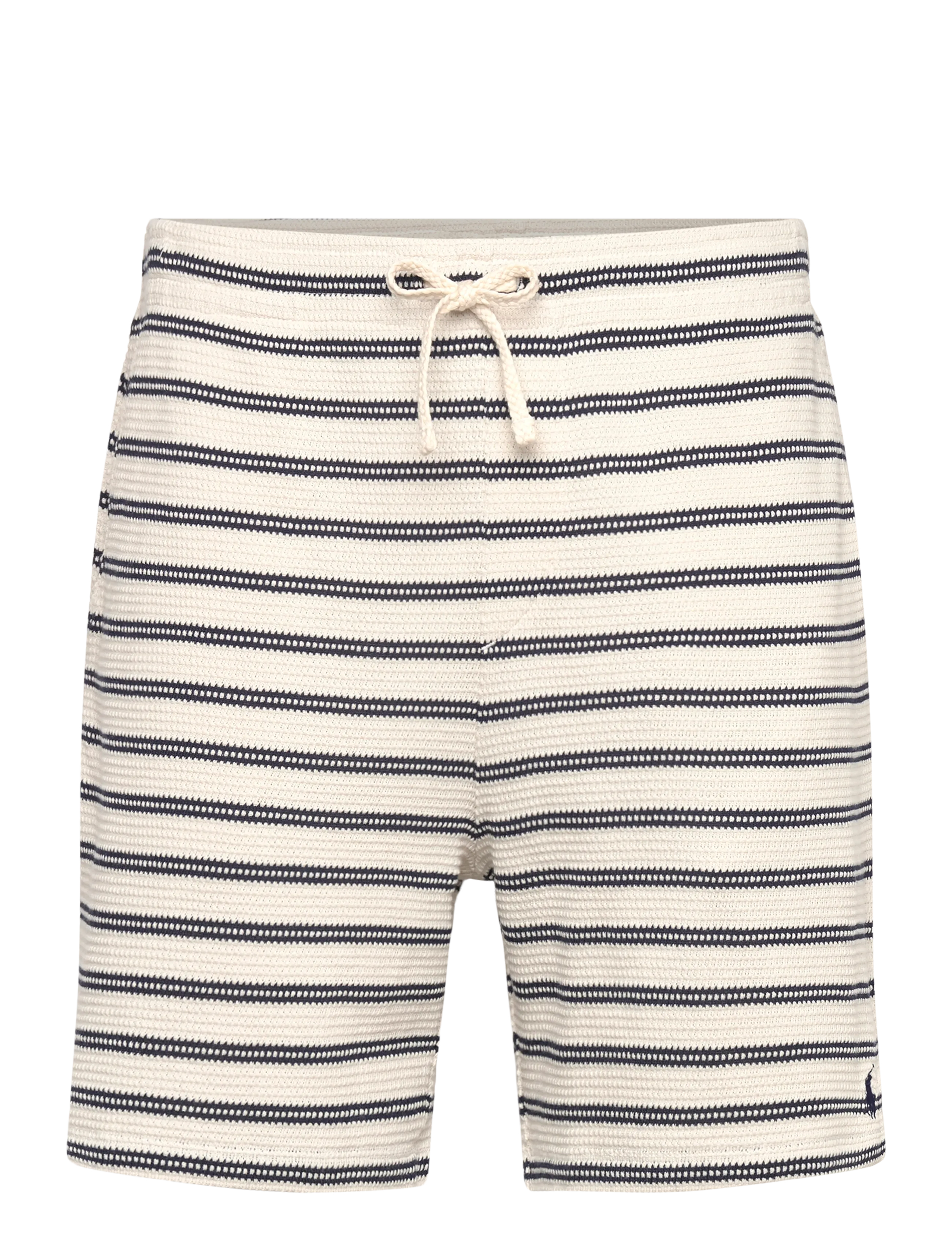 Polo Ralph Lauren 6-Inch Striped Cotton-Blend Short - Kasdienio stiliaus šortai - PALE CREAM/NEWPOR / cream