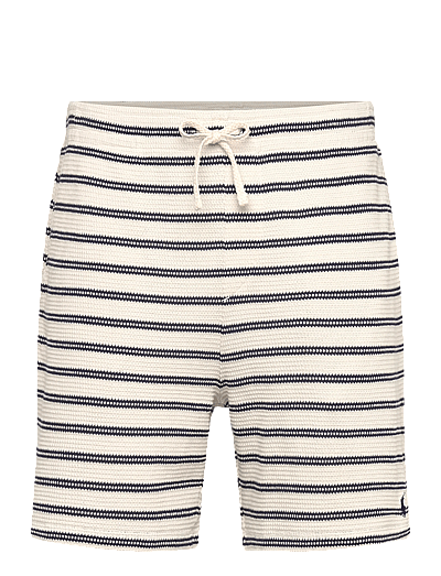 Polo Ralph Lauren 6-Inch Striped Cotton-Blend Short - Vabaaja lühikesed püksid - PALE CREAM/NEWPOR / cream