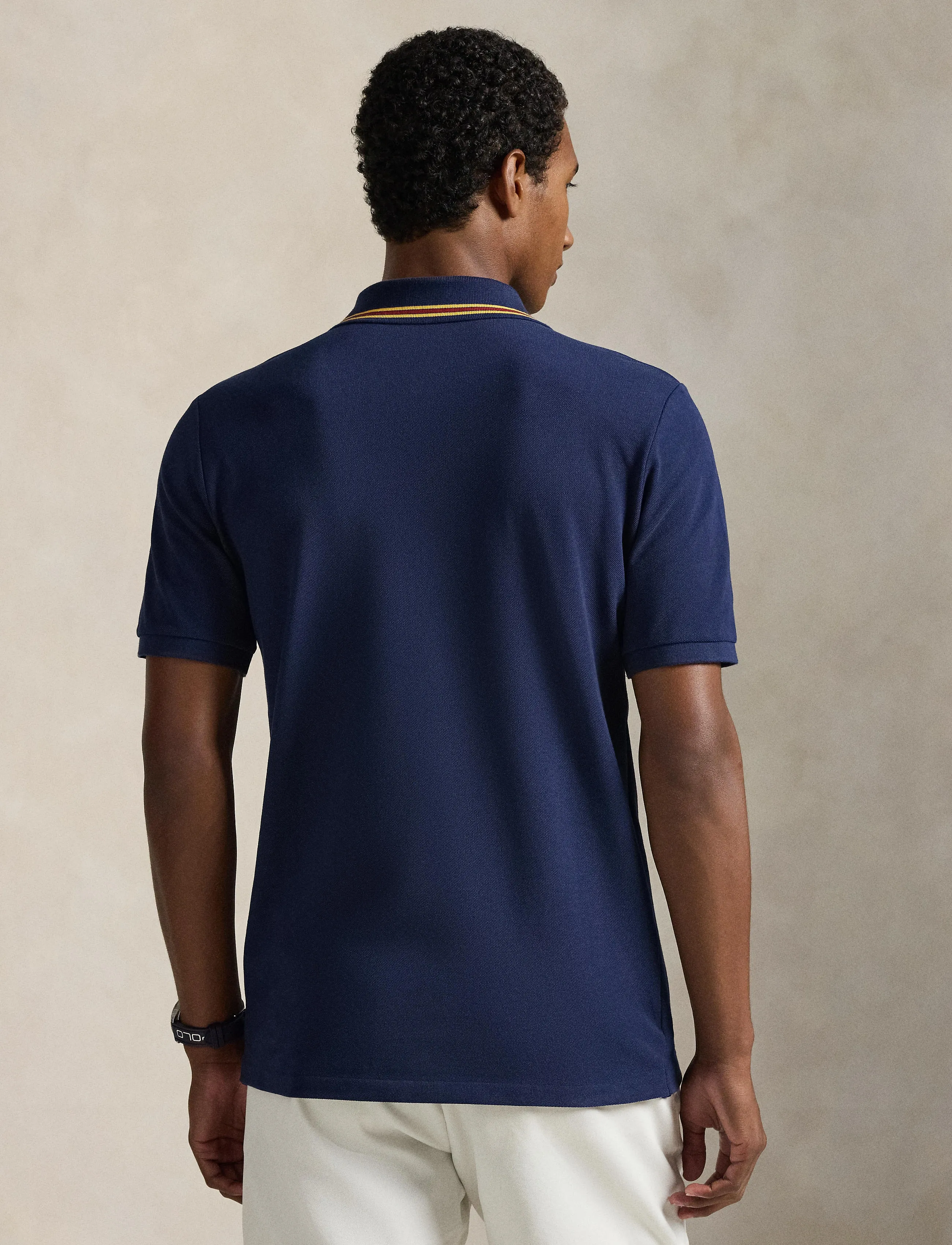 Polo Ralph Lauren - Classic Fit Crest Mesh Polo Shirt - kortærmede poloer - newport navy - 3
