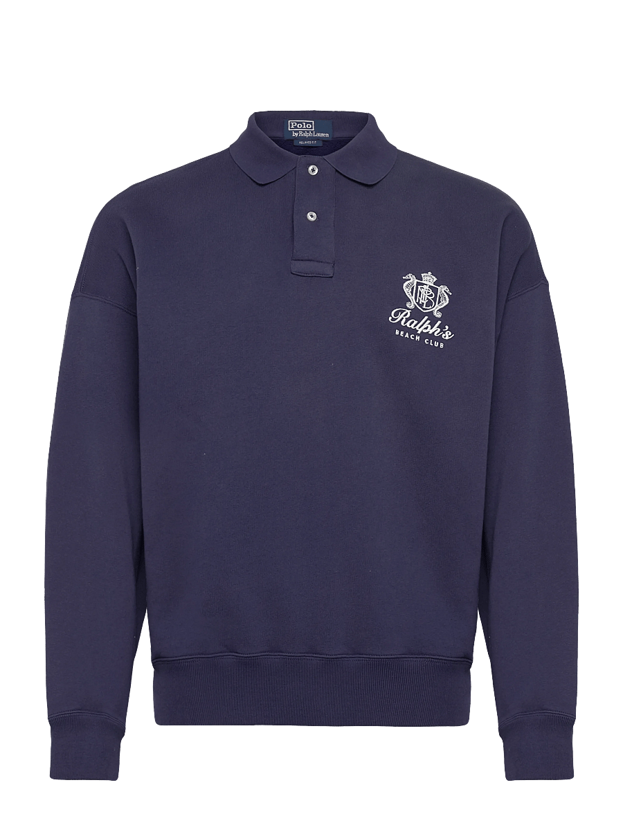 Polo Ralph Lauren - ISLAND FLEECE-KNT-SWEATSHIRT - long-sleeved polos - dark cobalt - 1