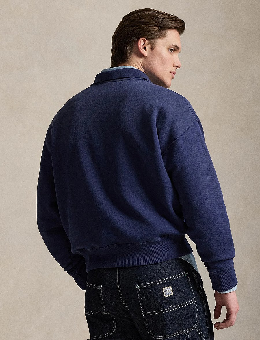 Polo Ralph Lauren - ISLAND FLEECE-KNT-SWEATSHIRT - long-sleeved polos - dark cobalt - 5