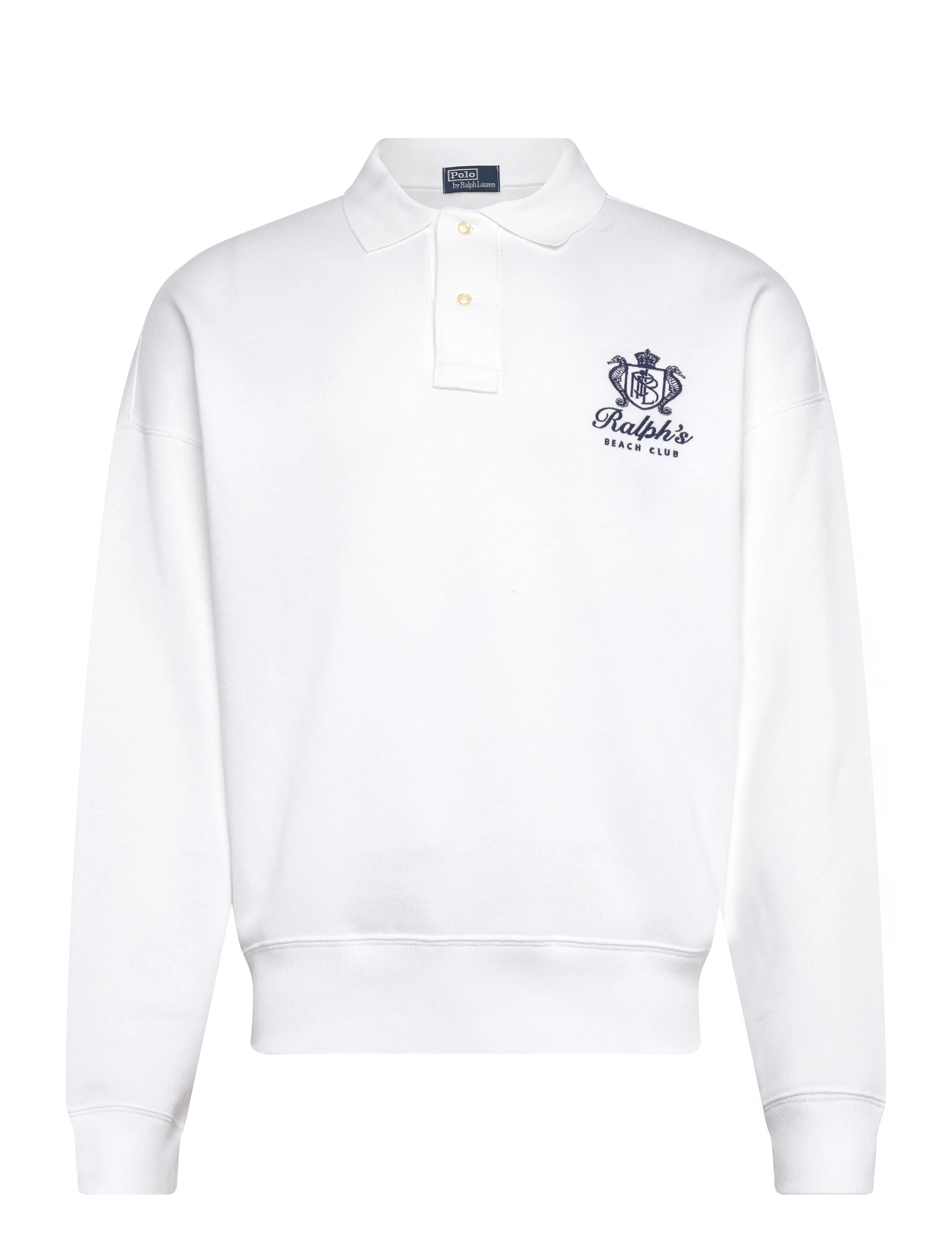 Polo Ralph Lauren - ISLAND FLEECE-KNT-SWEATSHIRT - langærmede poloer - white - 1