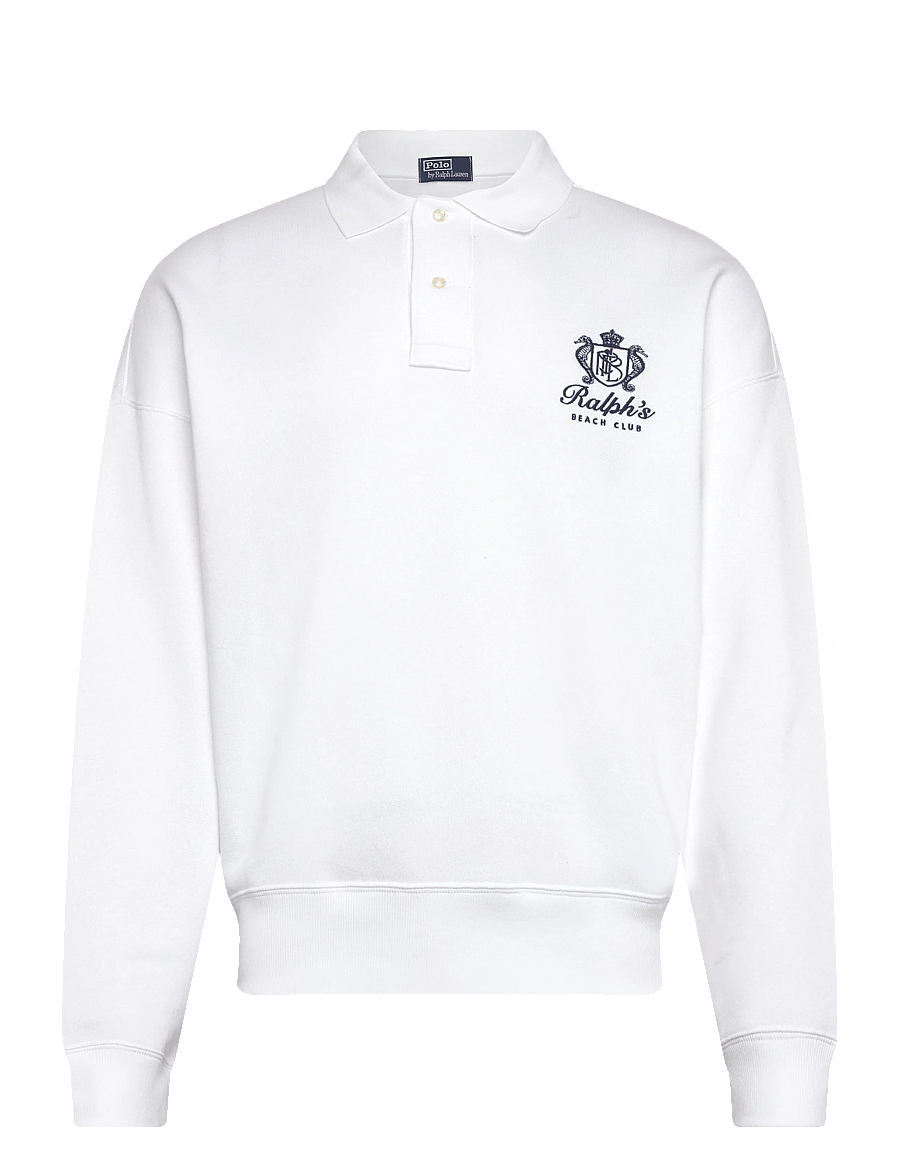 Polo Ralph Lauren - ISLAND FLEECE-KNT-SWEATSHIRT - pitkähihaiset - white - 1
