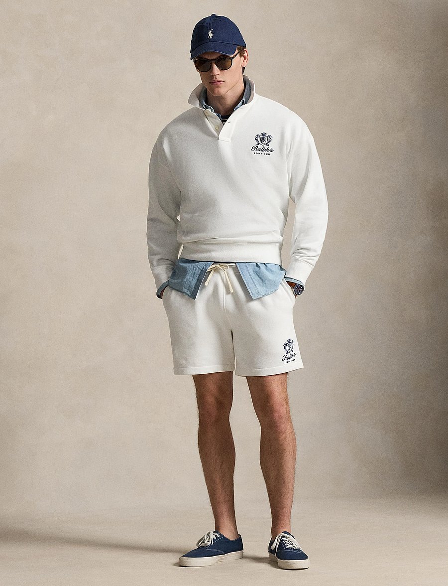 Polo Ralph Lauren - ISLAND FLEECE-KNT-SWEATSHIRT - pitkähihaiset - white - 0