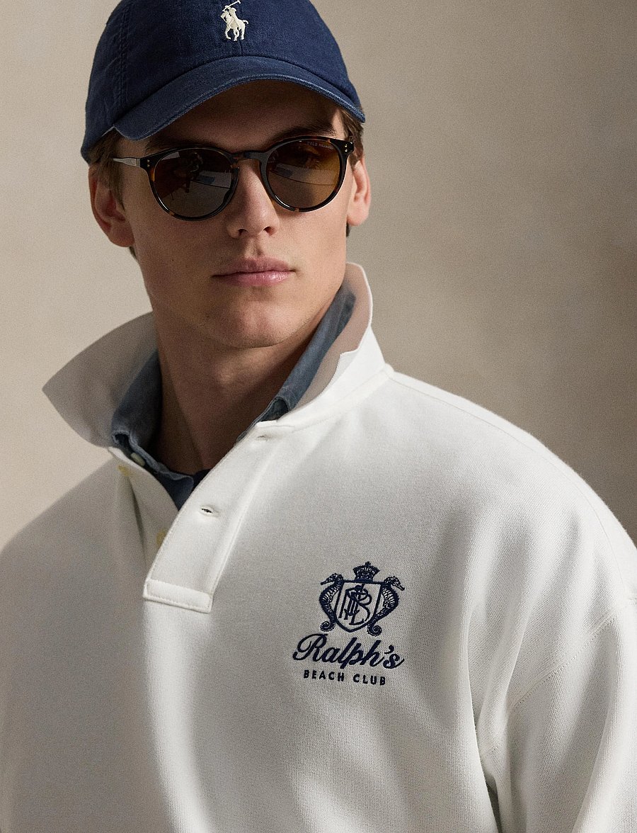 Polo Ralph Lauren - ISLAND FLEECE-KNT-SWEATSHIRT - pitkähihaiset - white - 4