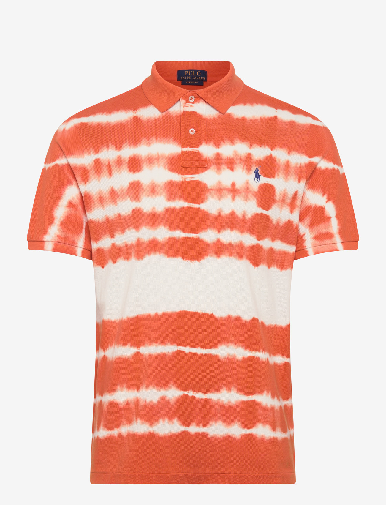 Polo Ralph Lauren - Classic Fit Tie-Dye Mesh Polo Shirt - kortärmade pikéer - solar sky multi - 0