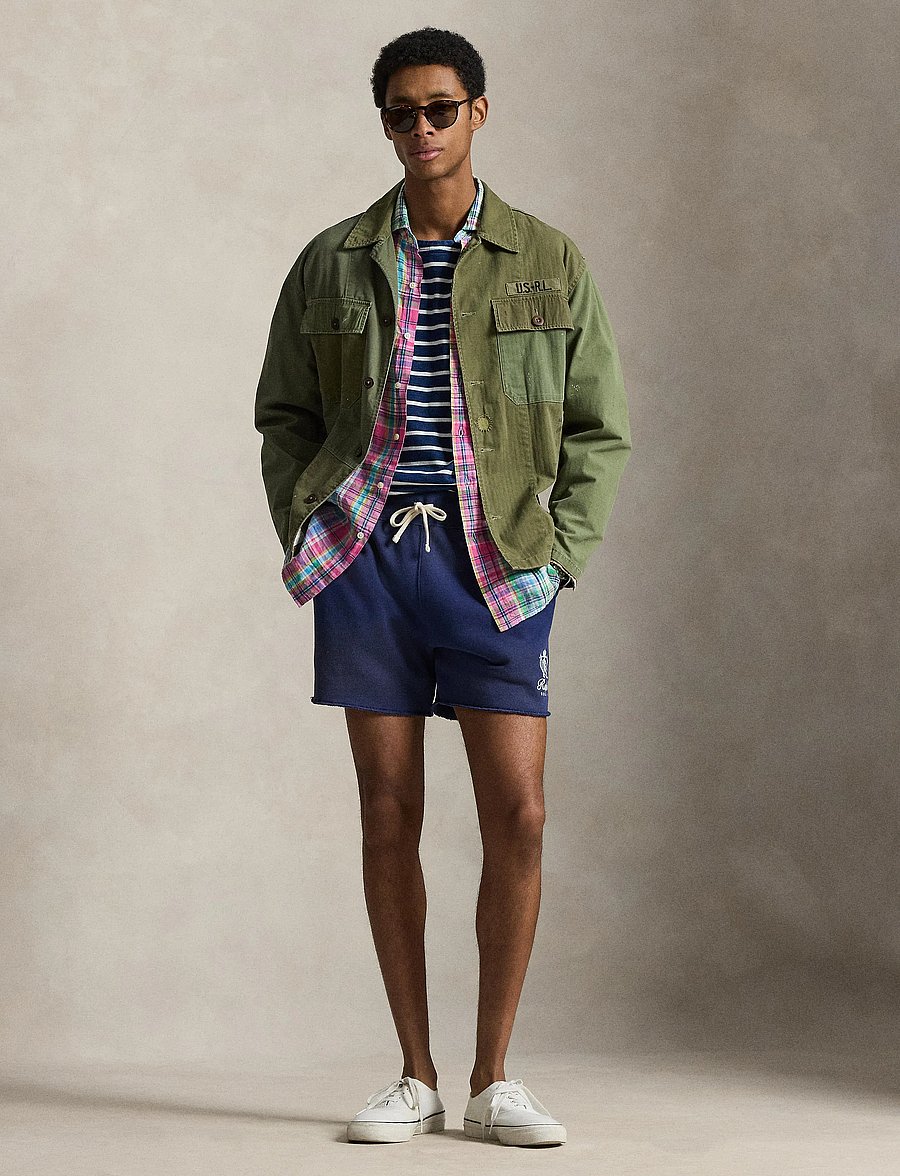 Polo Ralph Lauren - ARCTIC FLEECE-KNT-SHORTS - lühikesed dressipüksid - dark cobalt - 0