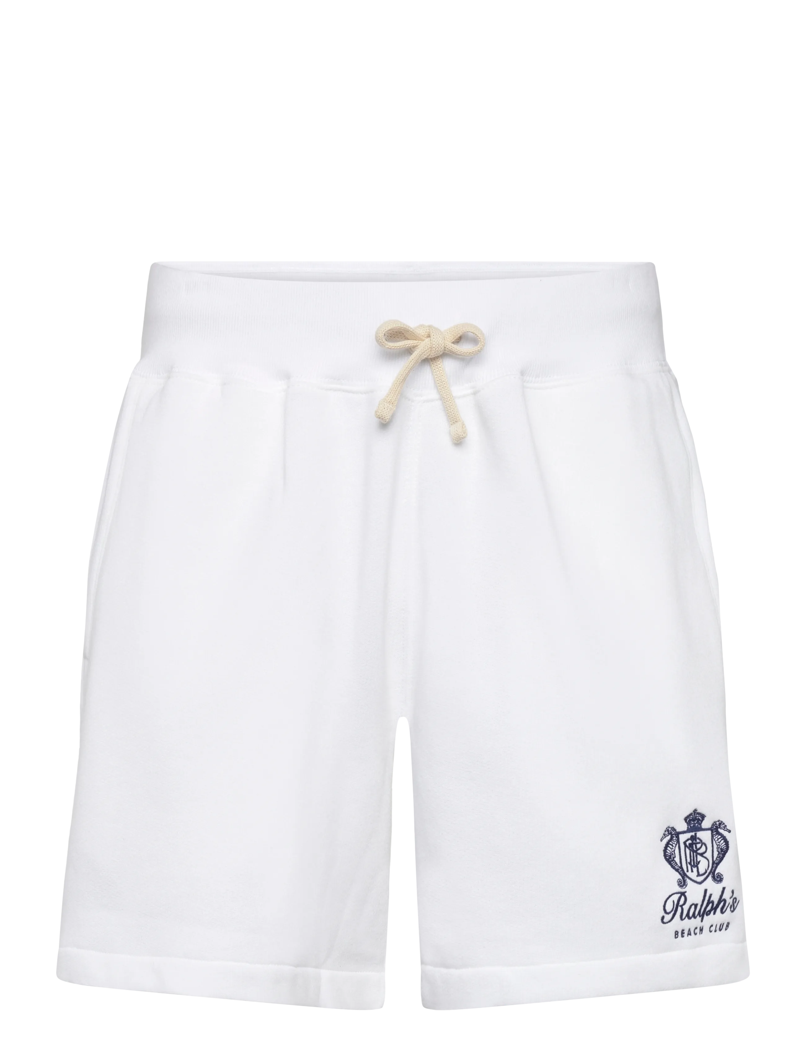 Polo Ralph Lauren ARCTIC FLEECE-KNT-SHORTS - Sweatshorts - WHITE / white