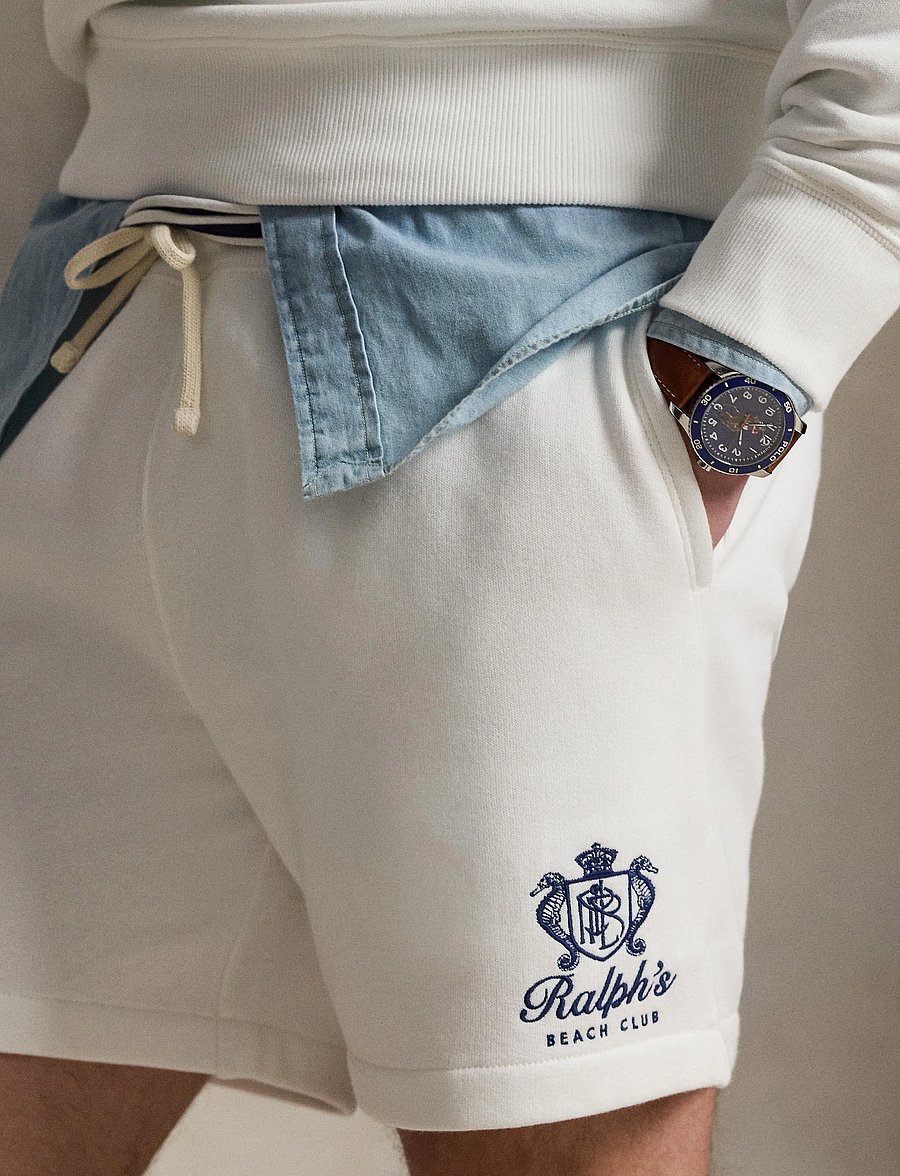 Polo Ralph Lauren - ARCTIC FLEECE-KNT-SHORTS - sweatshorts - white - 5