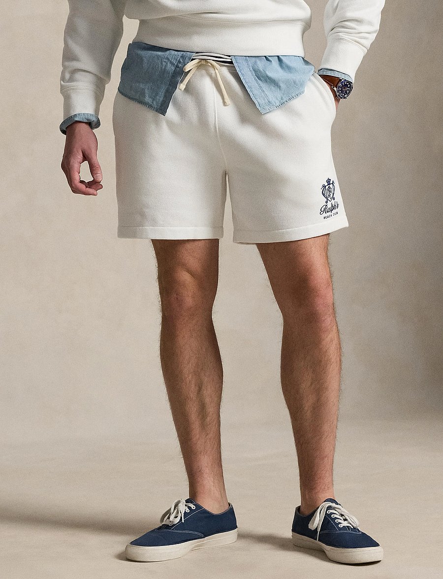Polo Ralph Lauren - ARCTIC FLEECE-KNT-SHORTS - sweatshorts - white - 3
