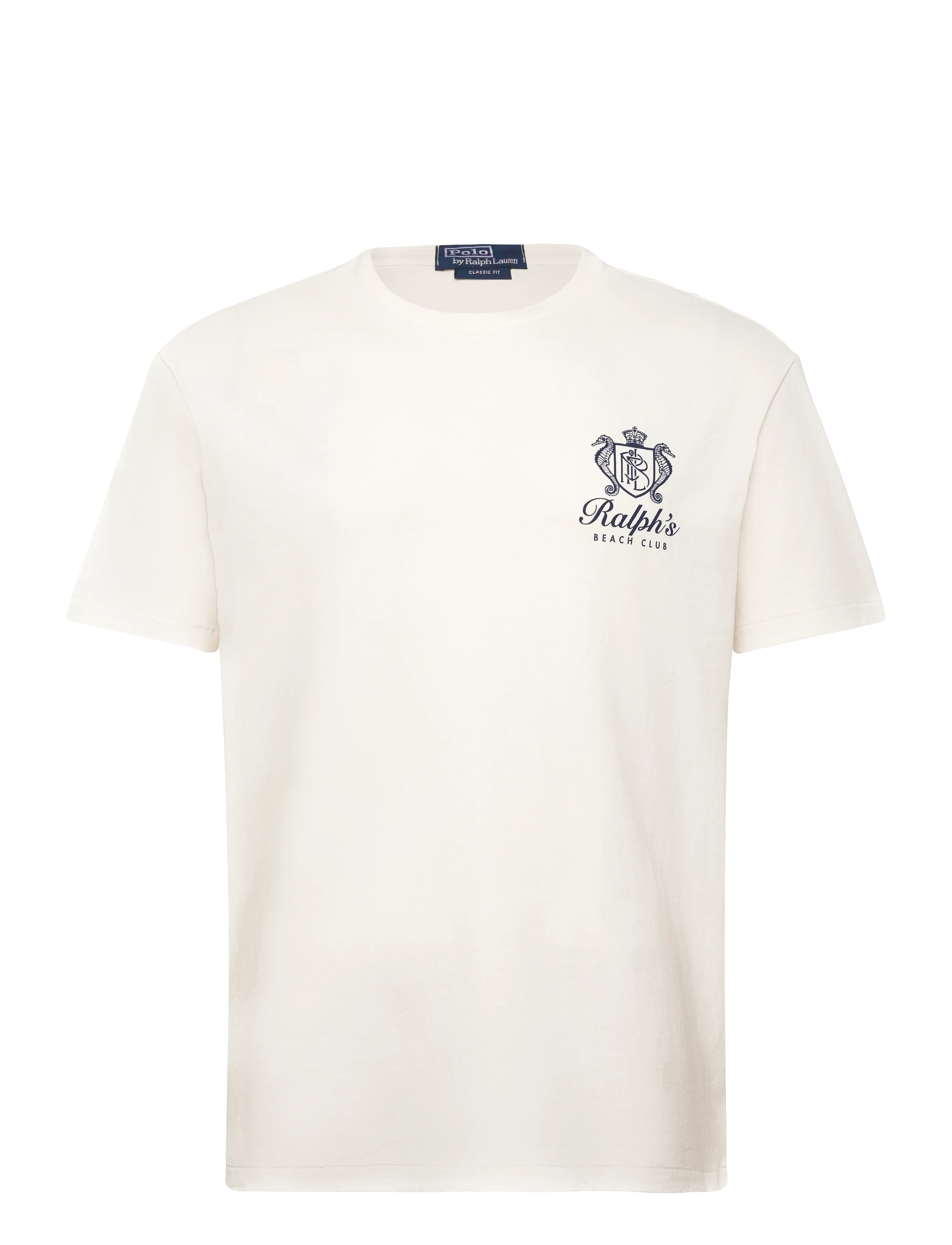 Polo Ralph Lauren - Classic Fit Jersey Graphic T-Shirt - kortærmede t-shirts - deckwash white - 1