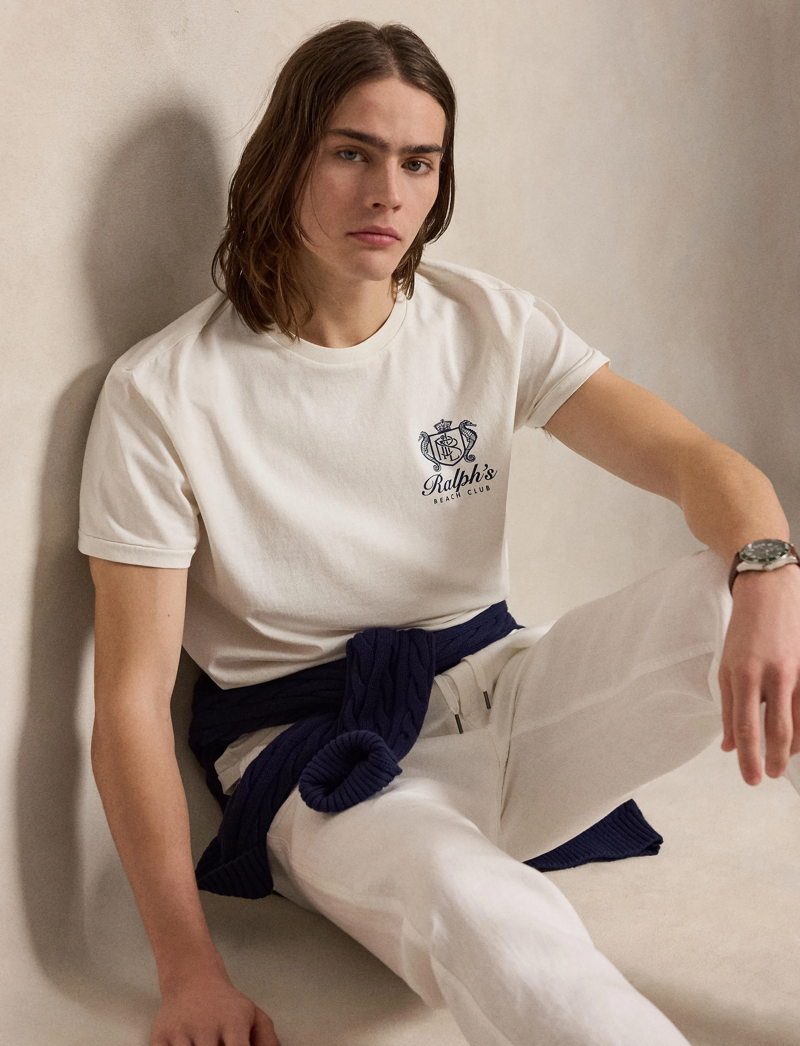 Polo Ralph Lauren - Classic Fit Jersey Graphic T-Shirt - kortærmede t-shirts - deckwash white - 3