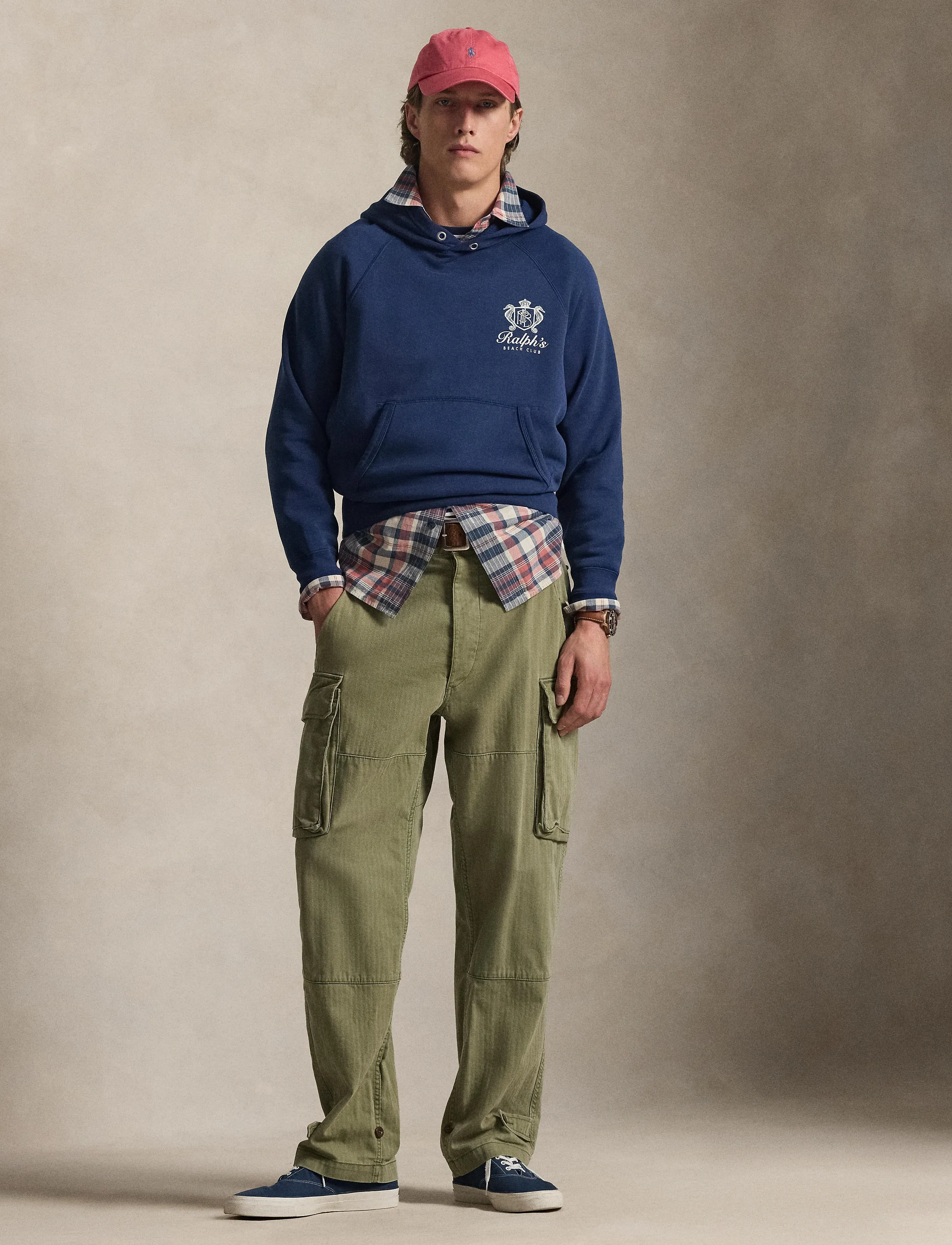 Vintage Fit Fleece Graphic Hoodie