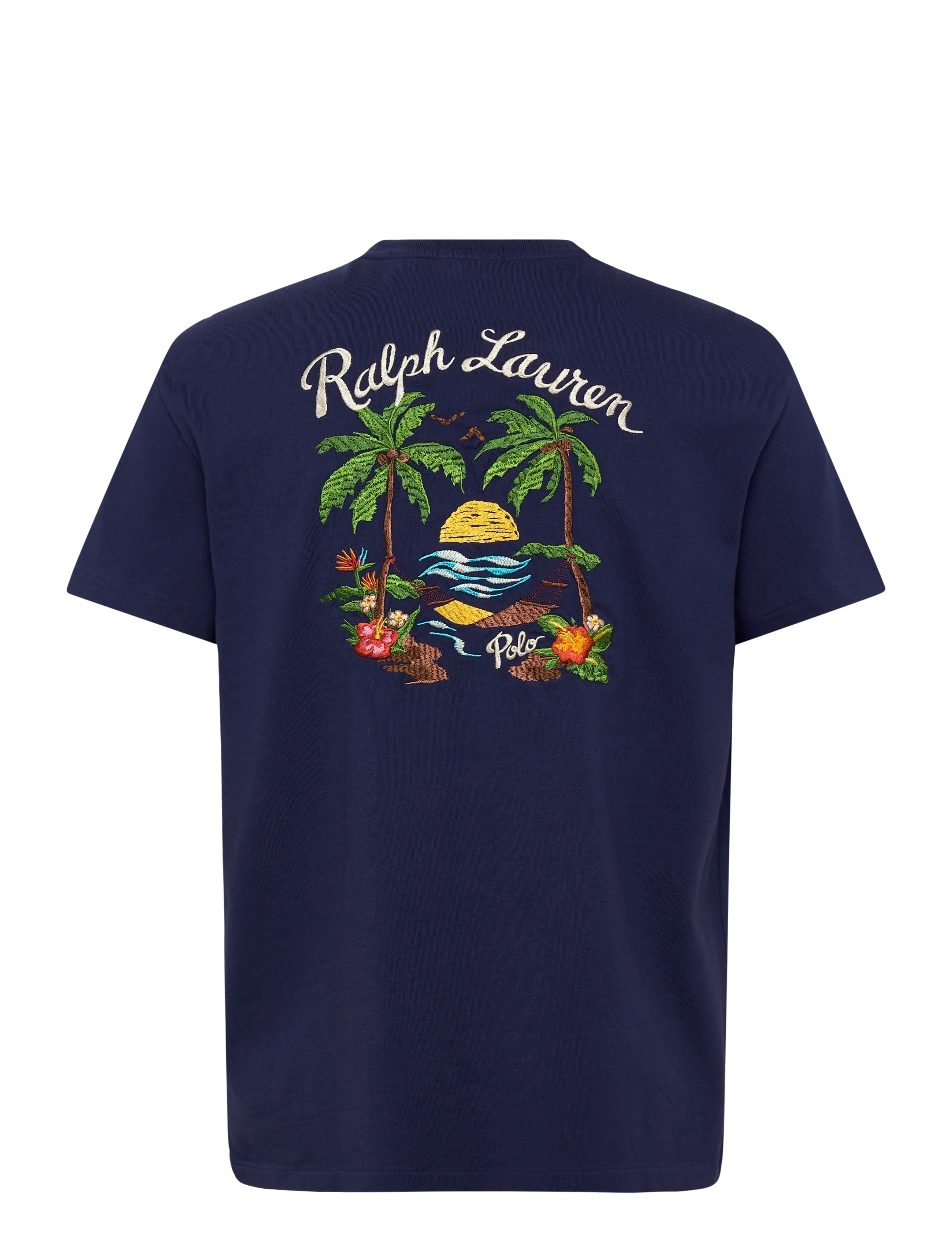 Polo Ralph Lauren - Classic Fit Embroidered Jersey T-Shirt - kortærmede t-shirts - dark cobalt - 1