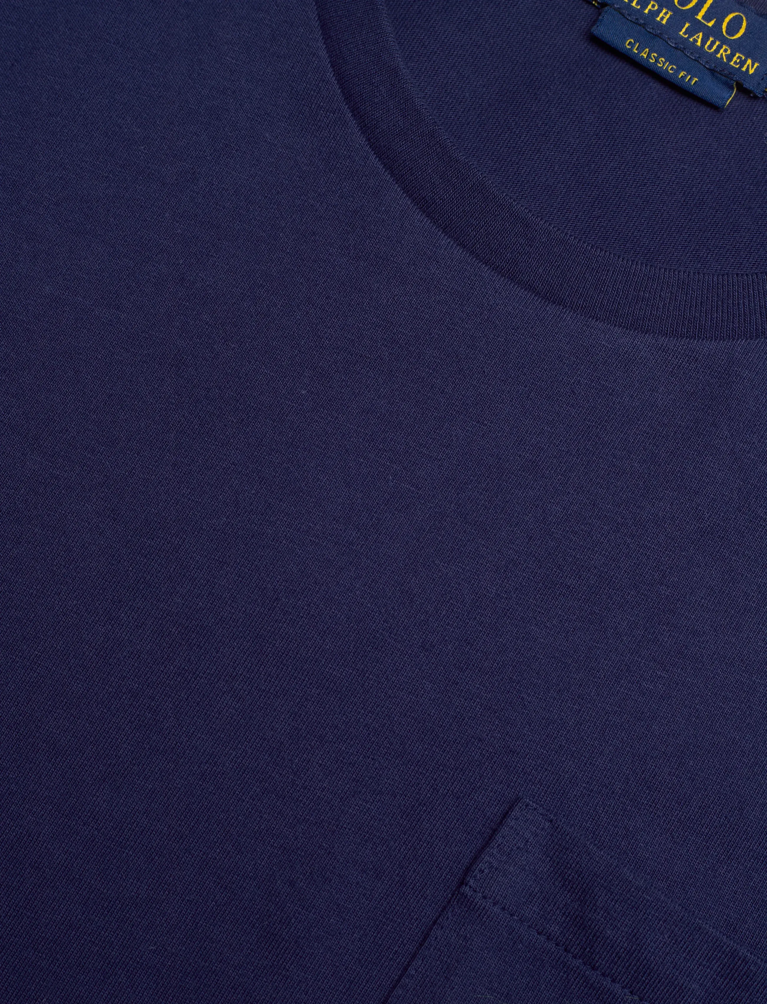 Polo Ralph Lauren - Classic Fit Embroidered Jersey T-Shirt - kortærmede t-shirts - dark cobalt - 2