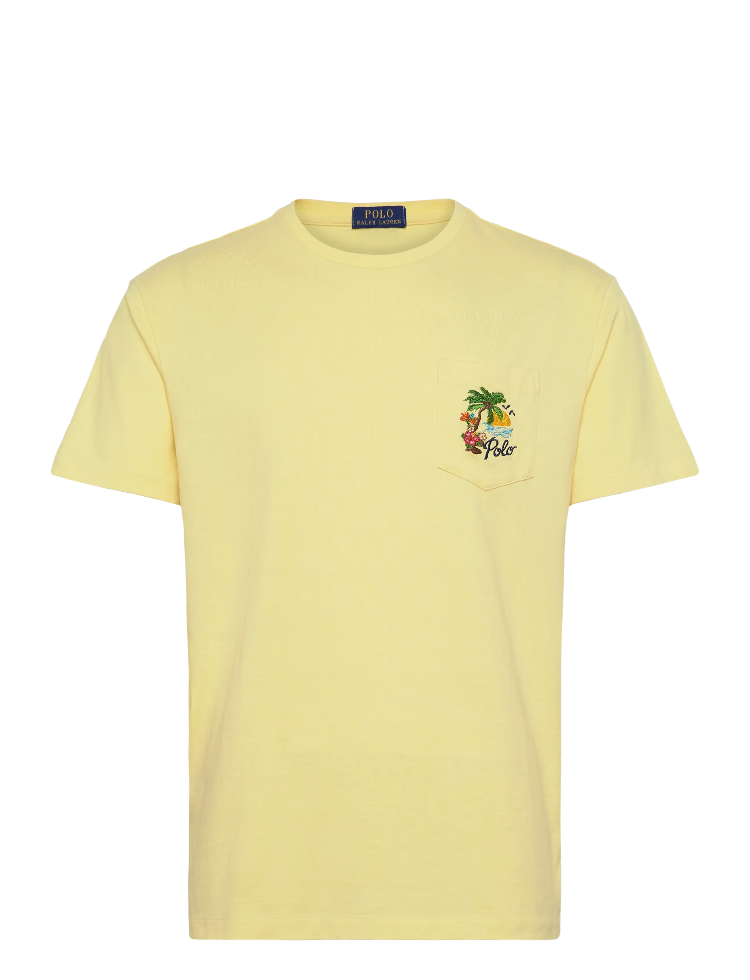 Polo Ralph Lauren Classic Fit Embroidered Jersey T-Shirt - Krótki rękaw - RESORT GOLD / yellow