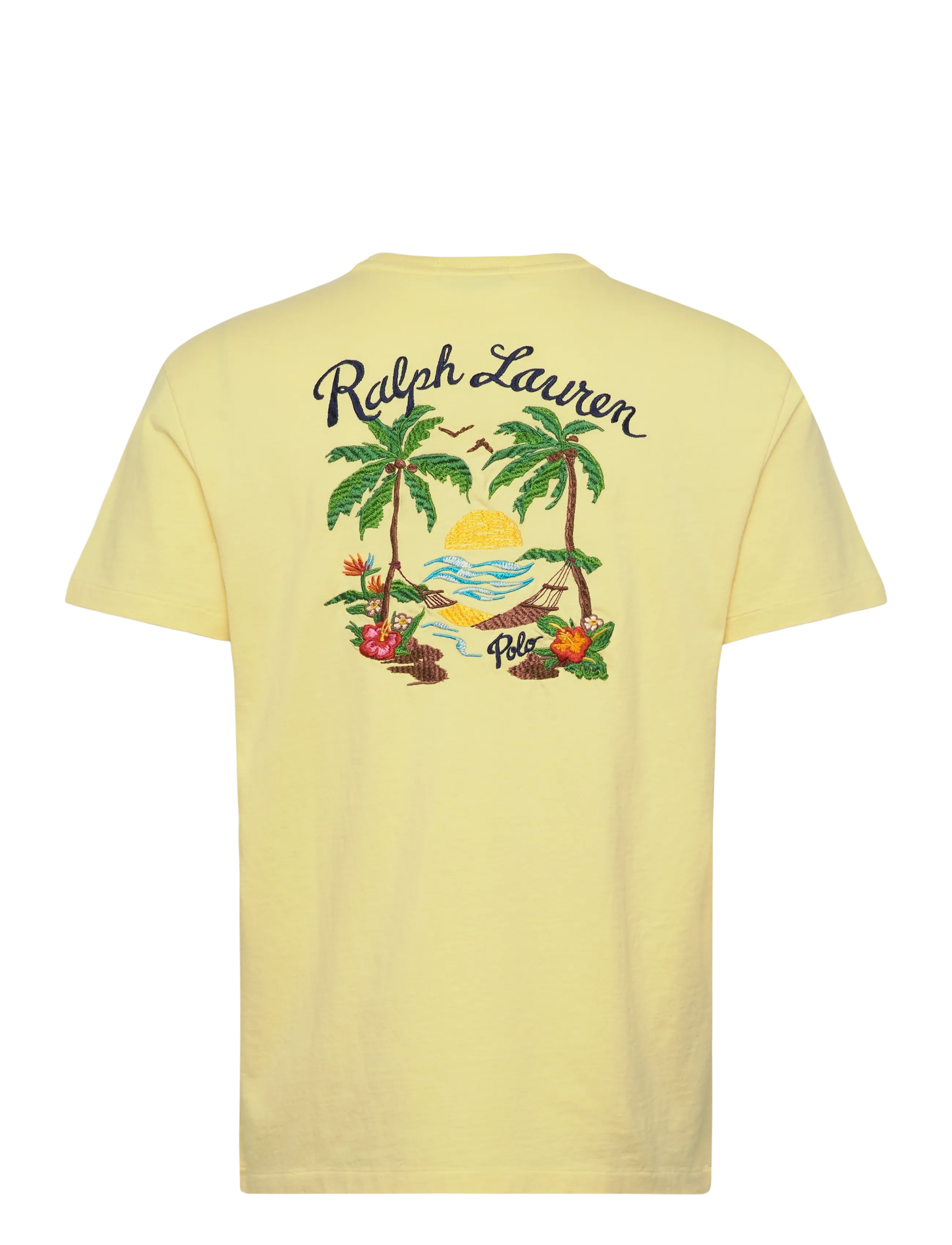 Polo Ralph Lauren - Classic Fit Embroidered Jersey T-Shirt - kortærmede t-shirts - resort gold - 1