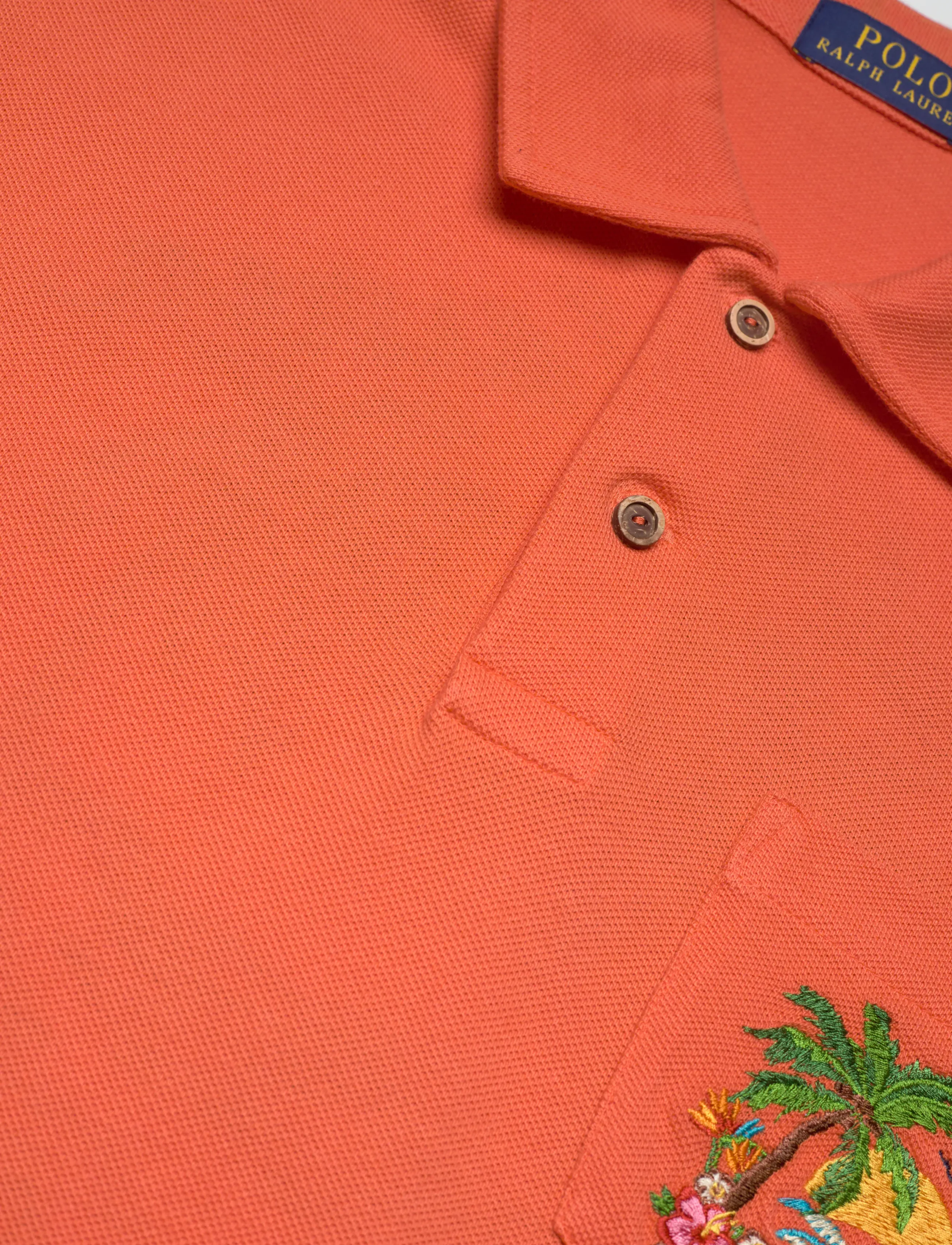 Polo Ralph Lauren - Standard Fit Mesh Graphic Polo Shirt - kortærmede poloer - solar sky - 4