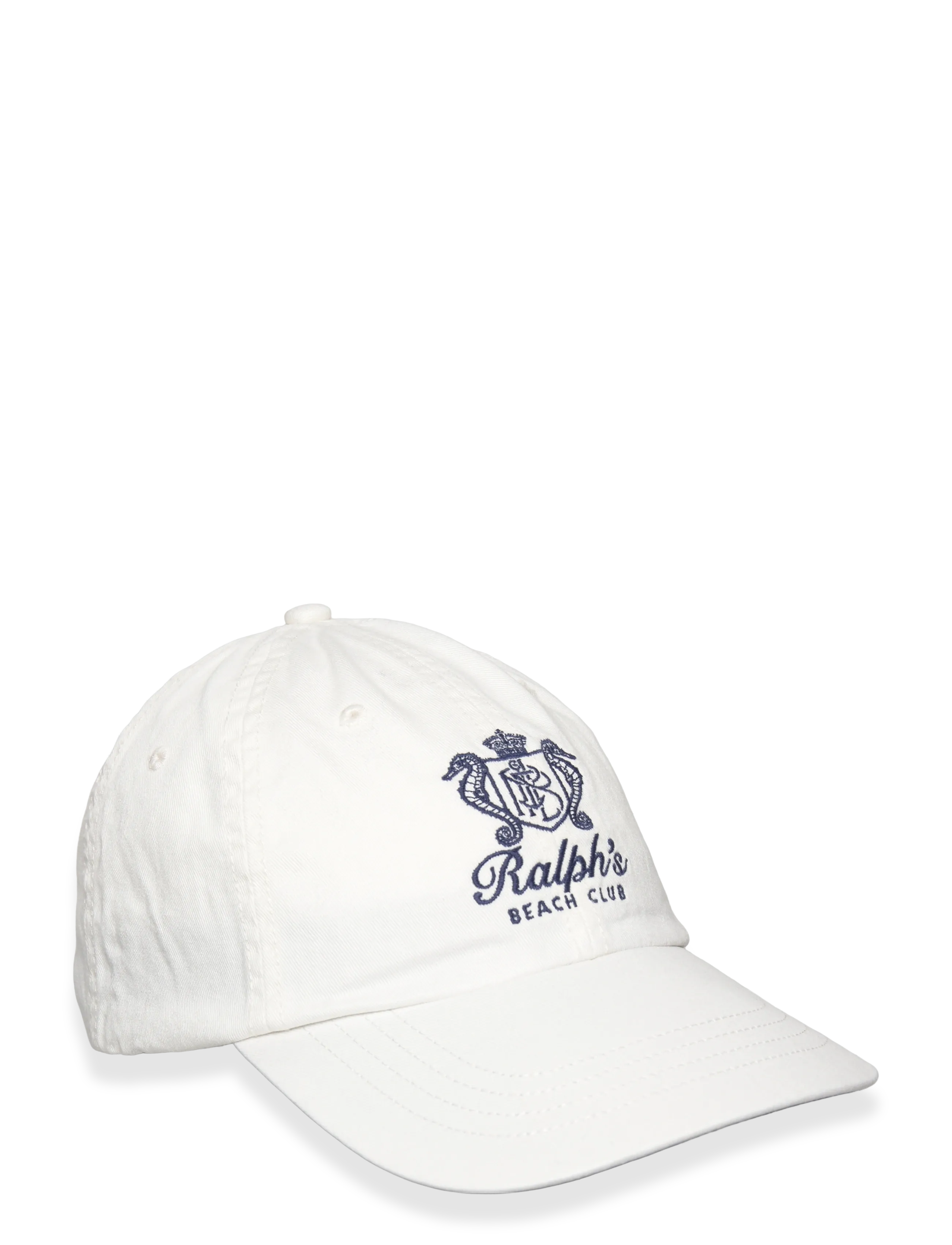 Polo Ralph Lauren Ralph’s Beach Club Twill Ball Cap, One Size, Headwear, Weiß - Caps, Männerswear