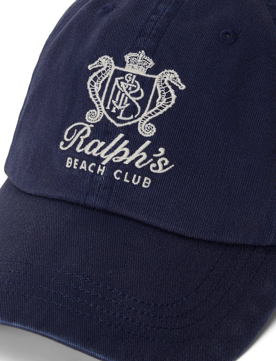 Polo Ralph Lauren - Ralph’s Beach Club Twill Ball Cap - nokamütsid - newport navy - 2