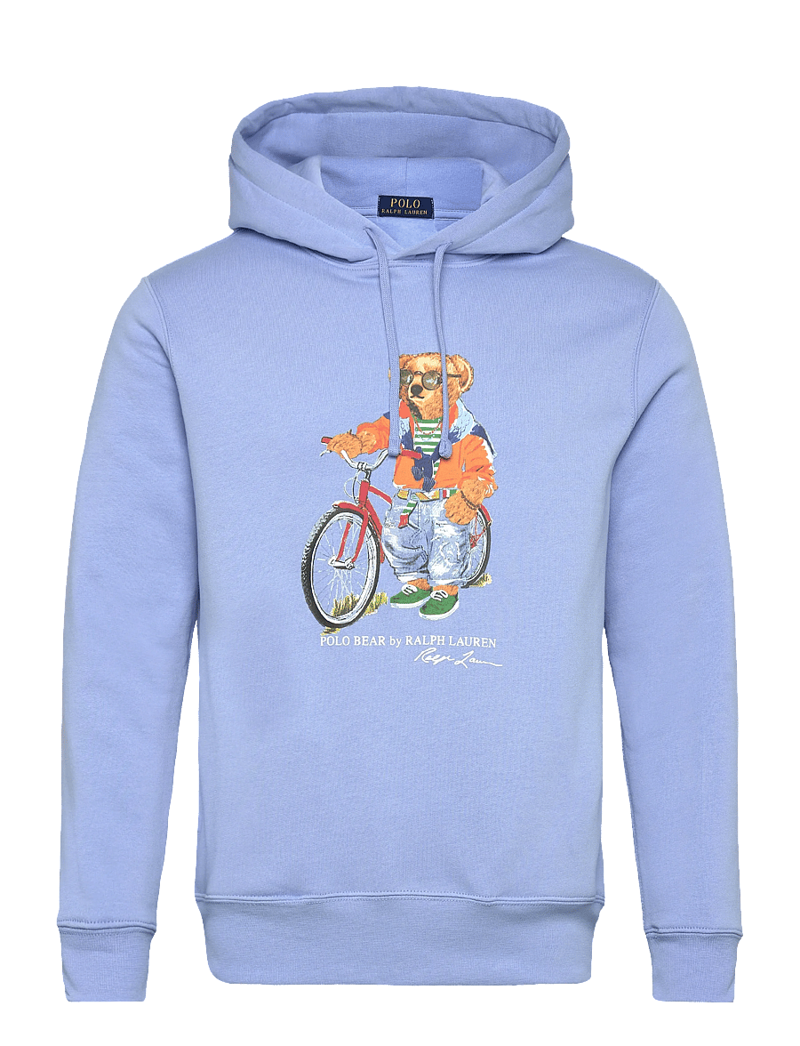 Polo Ralph Lauren - Polo Bear Fleece Hoodie - austin blue- summ - 0