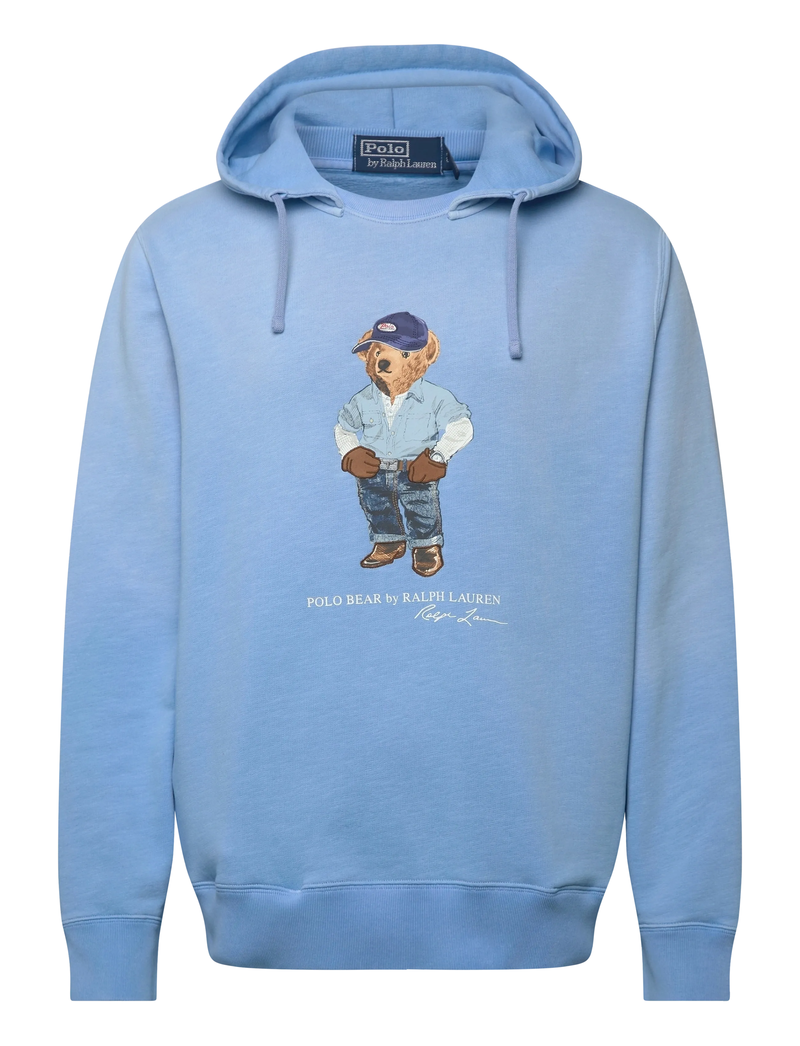 Polo Ralph Lauren Polo Bear Fleece Hoodie - Sweatshirts - CHAMBRAY BLUE-DEN / blue