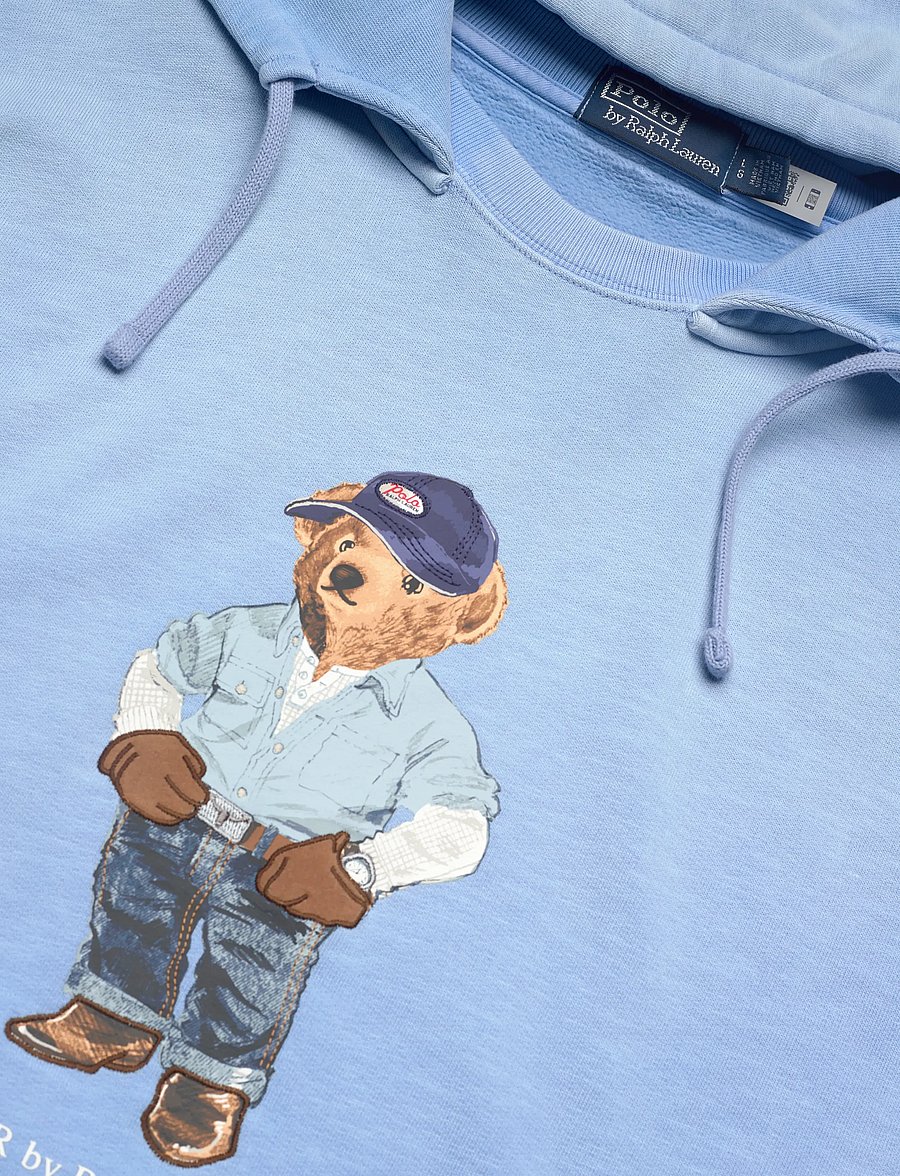 Polo Ralph Lauren - Polo Bear Fleece Hoodie - sweats à capuche - chambray blue-den - 4