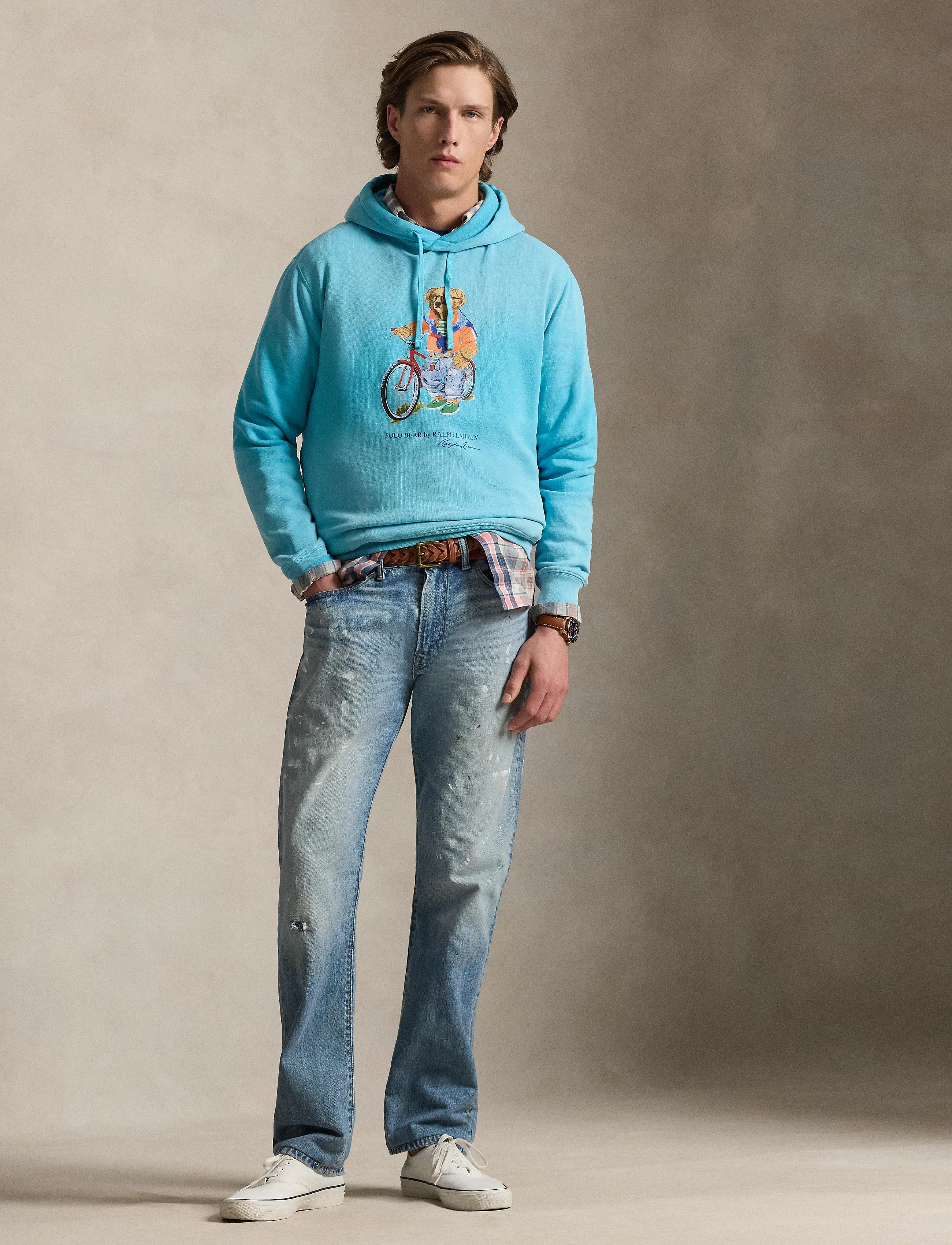 Polo Ralph Lauren SEASONAL FLEECE-KNT-SWEATSHIRT - Kleidung - PERFECT TURQUOISE / blue