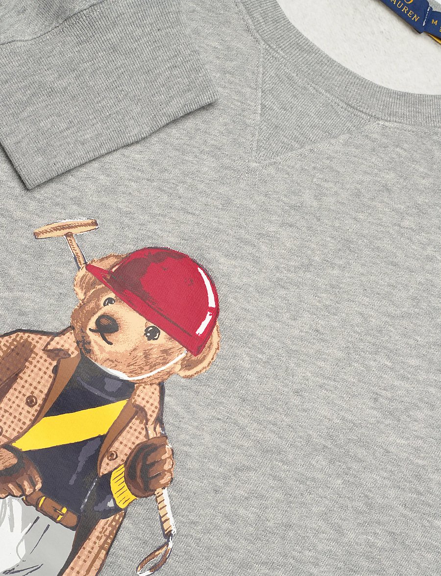 Polo Ralph Lauren - Polo Bear Fleece Sweatshirt - sweatshirts - andover hthr- soc - 2