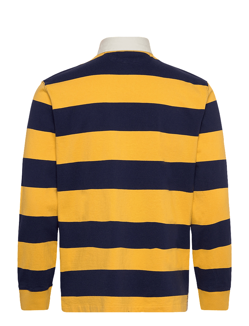 Polo Ralph Lauren - Classic Fit Polo Bear Rugby Shirt - newprt nvy/gld bg - 1