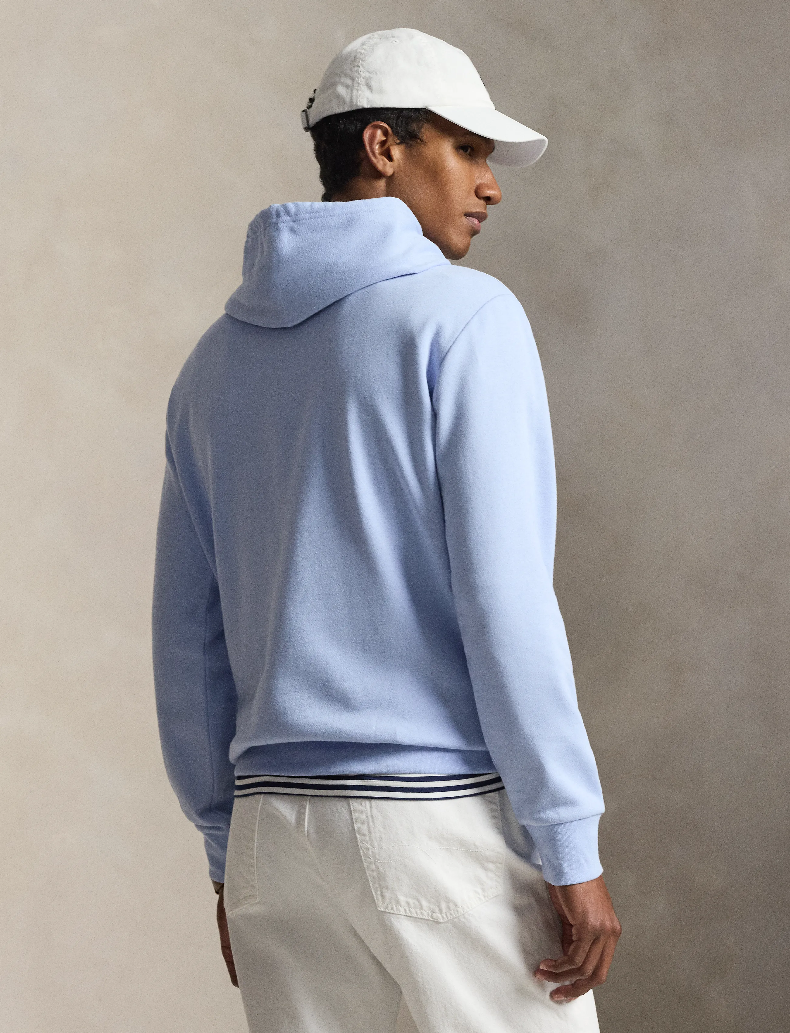 Polo Ralph Lauren - Logo Fleece Hoodie - hættetrøjer - pebble blue - 1