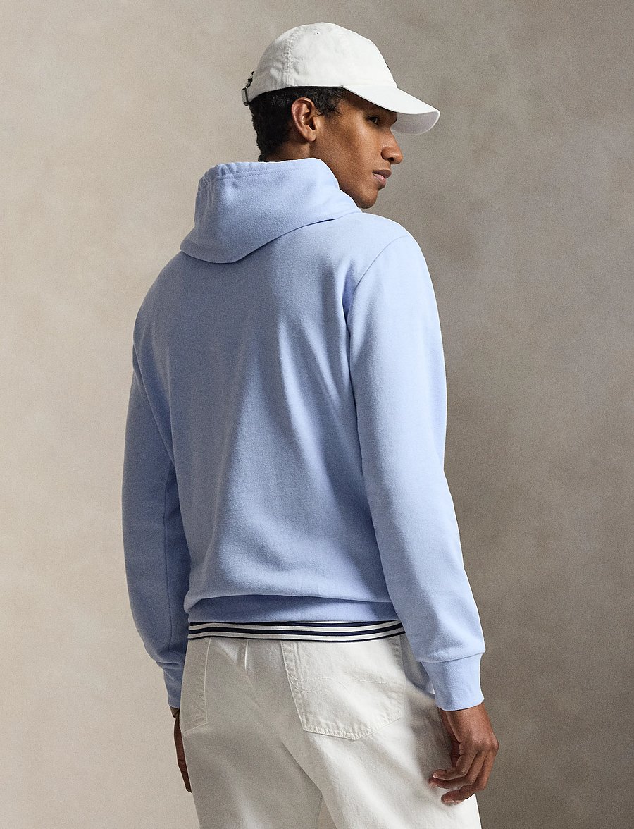 Polo Ralph Lauren - Logo Fleece Hoodie - kapuzenpullover - pebble blue - 1