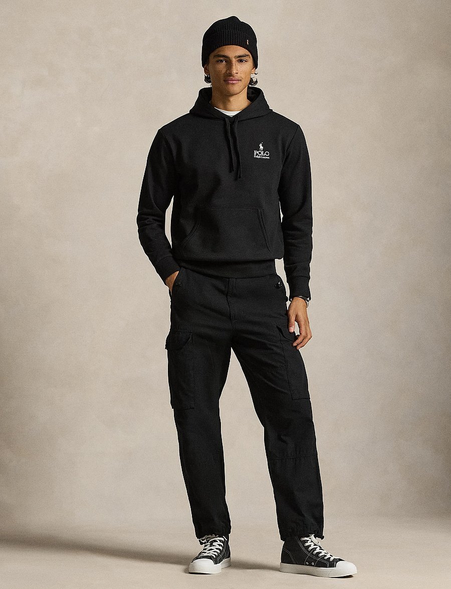 Polo Ralph Lauren - Logo Fleece Hoodie - hoodies - polo black - 0